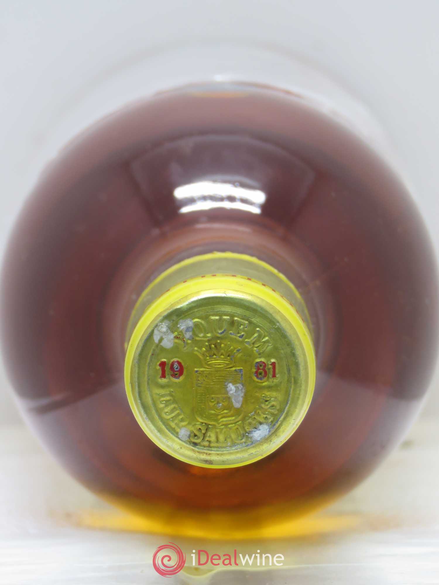 Château d' Yquem 1er Cru Classé Supérieur 1981 - Lotto di 1 bottiglia - 1
