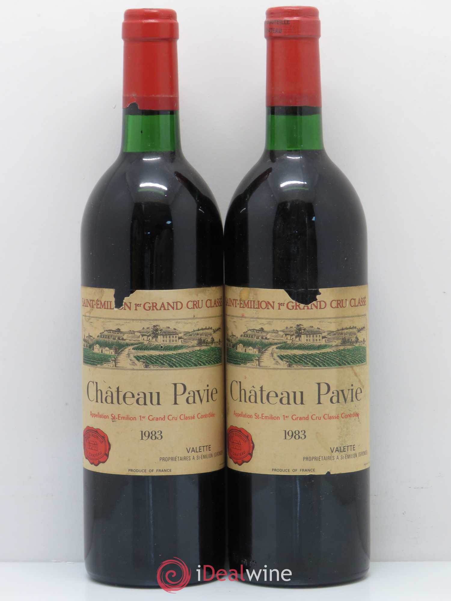 Château Pavie 1er Grand Cru Classé A 1983 - Lot de 2 bouteilles - 0