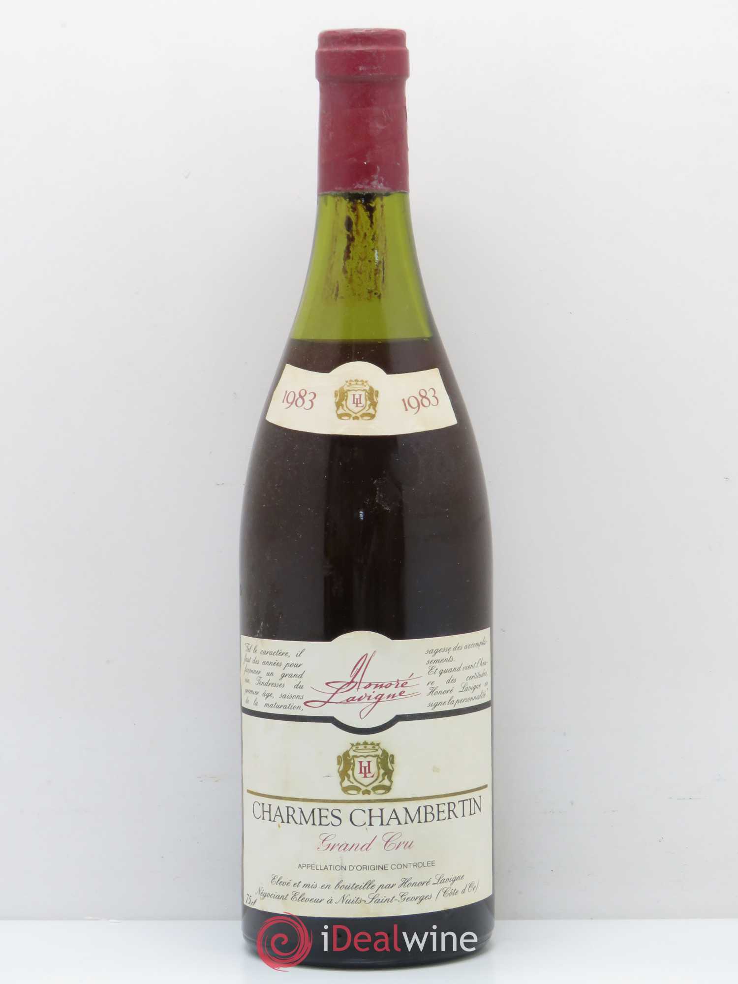 Charmes-Chambertin Grand Cru Honore Lavigne (sans prix de réserve) 1983 - Posten von 1 Flasche - 0