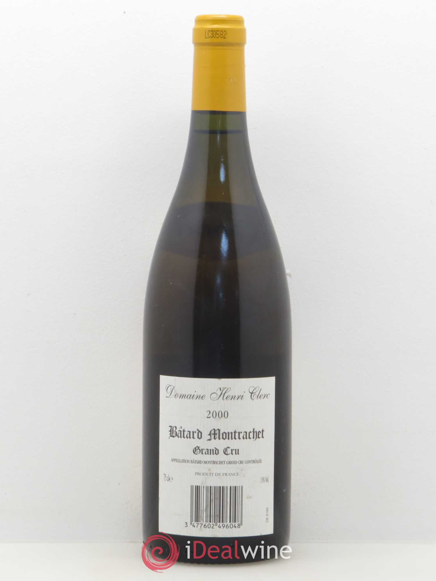 Bâtard-Montrachet Grand Cru Henri Clerc 2000 - Lot of 1 bottle - 1