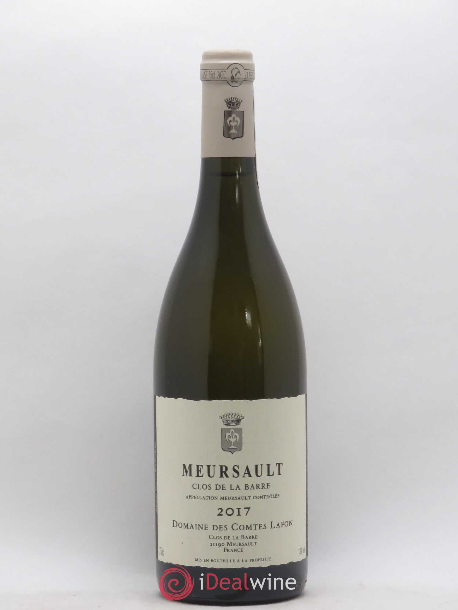 Meursault Clos de la Barre Comtes Lafon (Domaine des) 2017 - Lot de 1 bouteille - 0