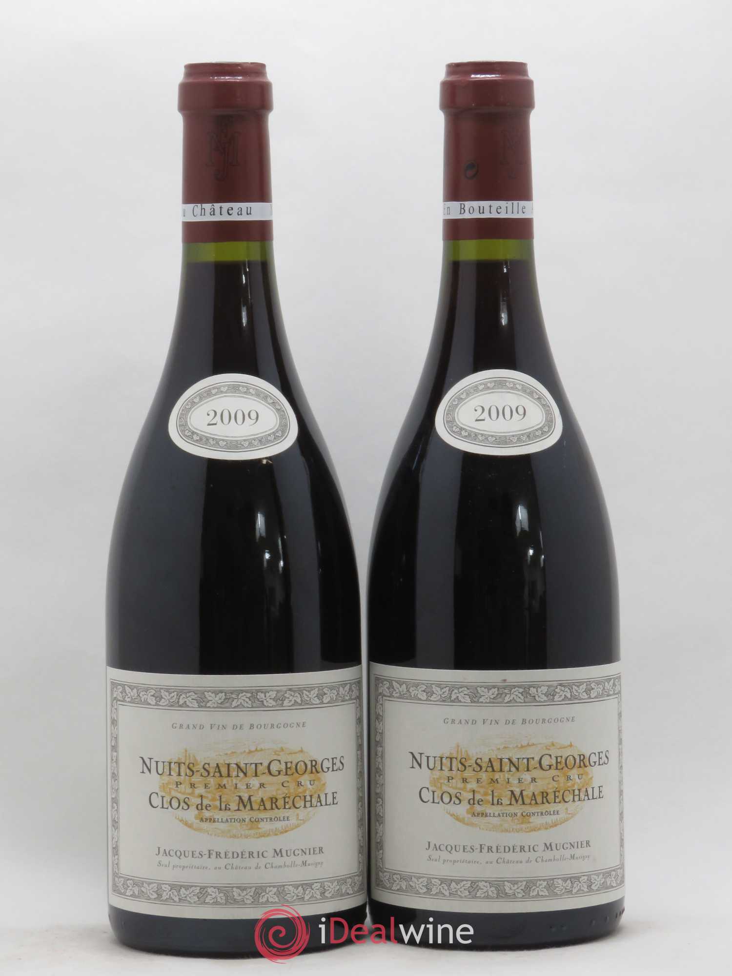 Nuits-Saint-Georges 1er Cru Clos de La Maréchale Jacques-Frédéric Mugnier 2009 - Lot de 2 bouteilles - 0