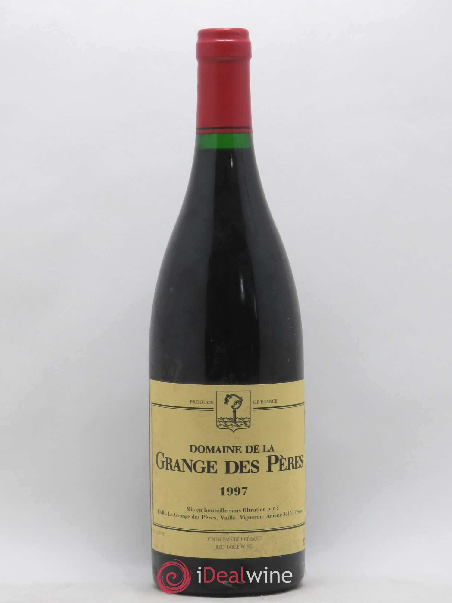 Pays d'Hérault Grange des Pères Laurent Vaillé 1997 - Lot de 1 bouteille - 0