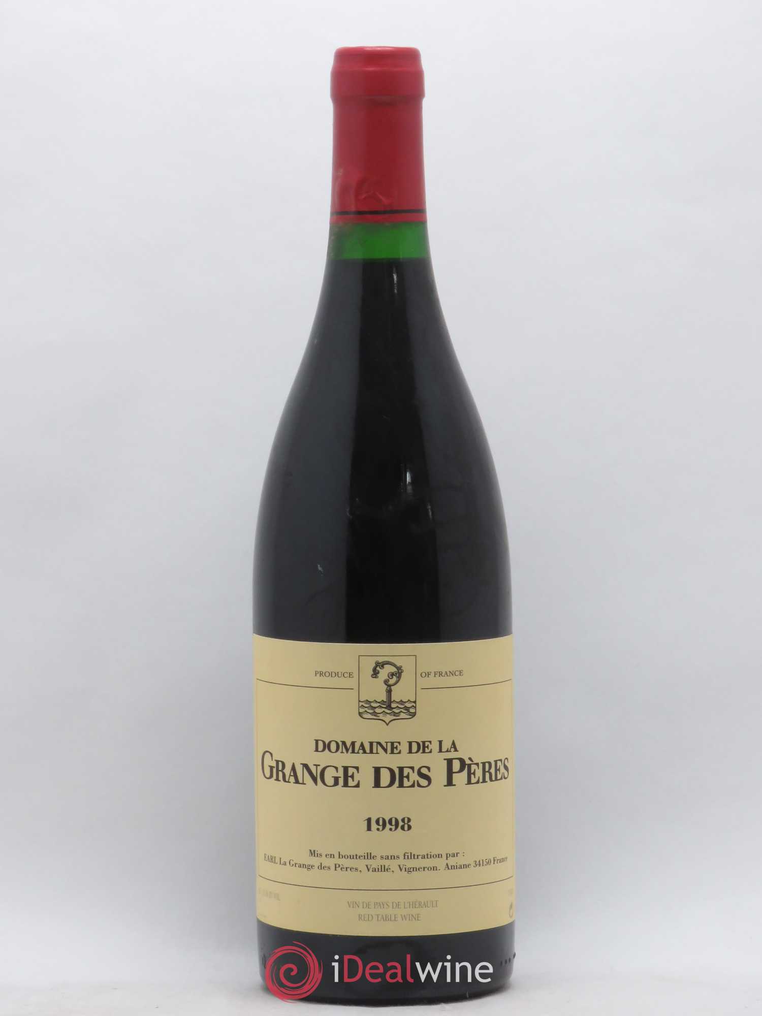 Pays d'Hérault Grange des Pères Laurent Vaillé 1998 - Lotto di 1 bottiglia - 0