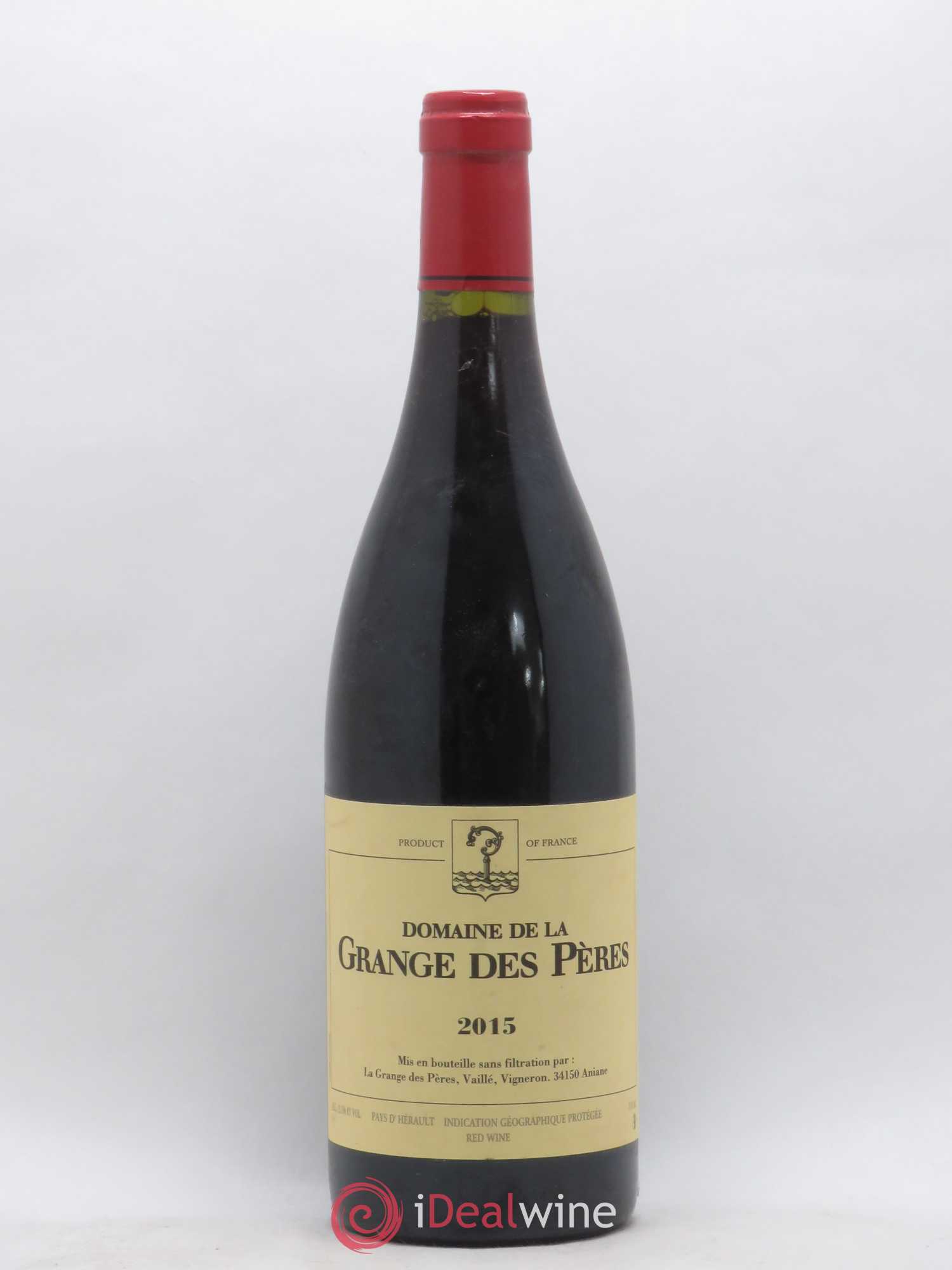 Pays d'Hérault Grange des Pères Laurent Vaillé 2015 - Lot de 1 bouteille - 0