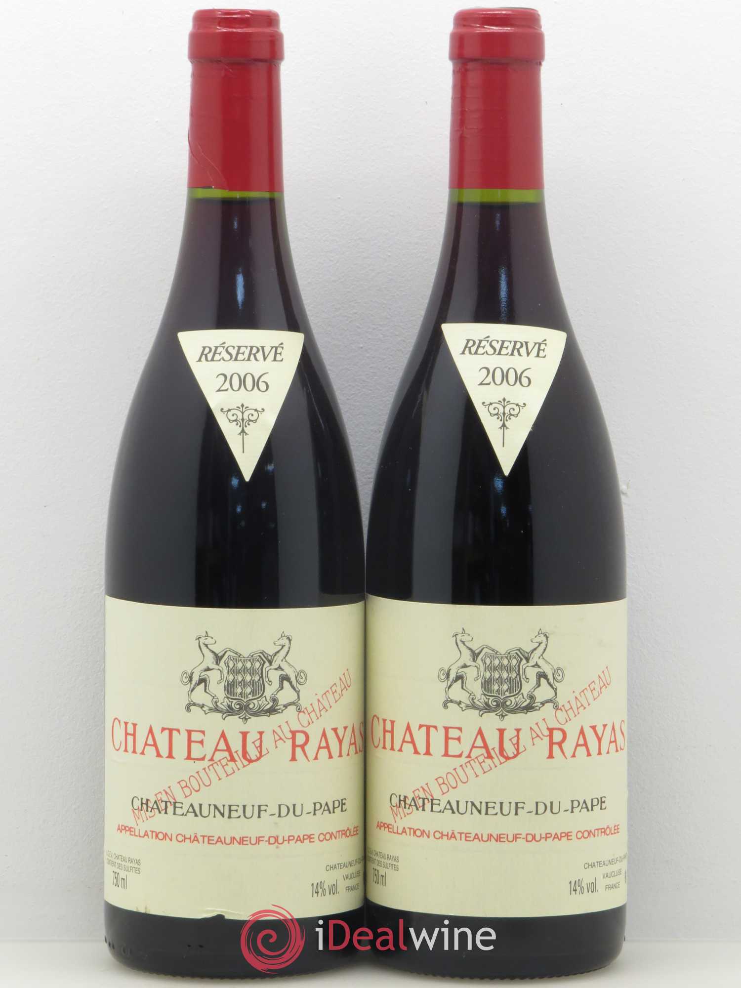 Châteauneuf-du-Pape Château Rayas Emmanuel Reynaud 2006 - Lot de 2 bouteilles - 0