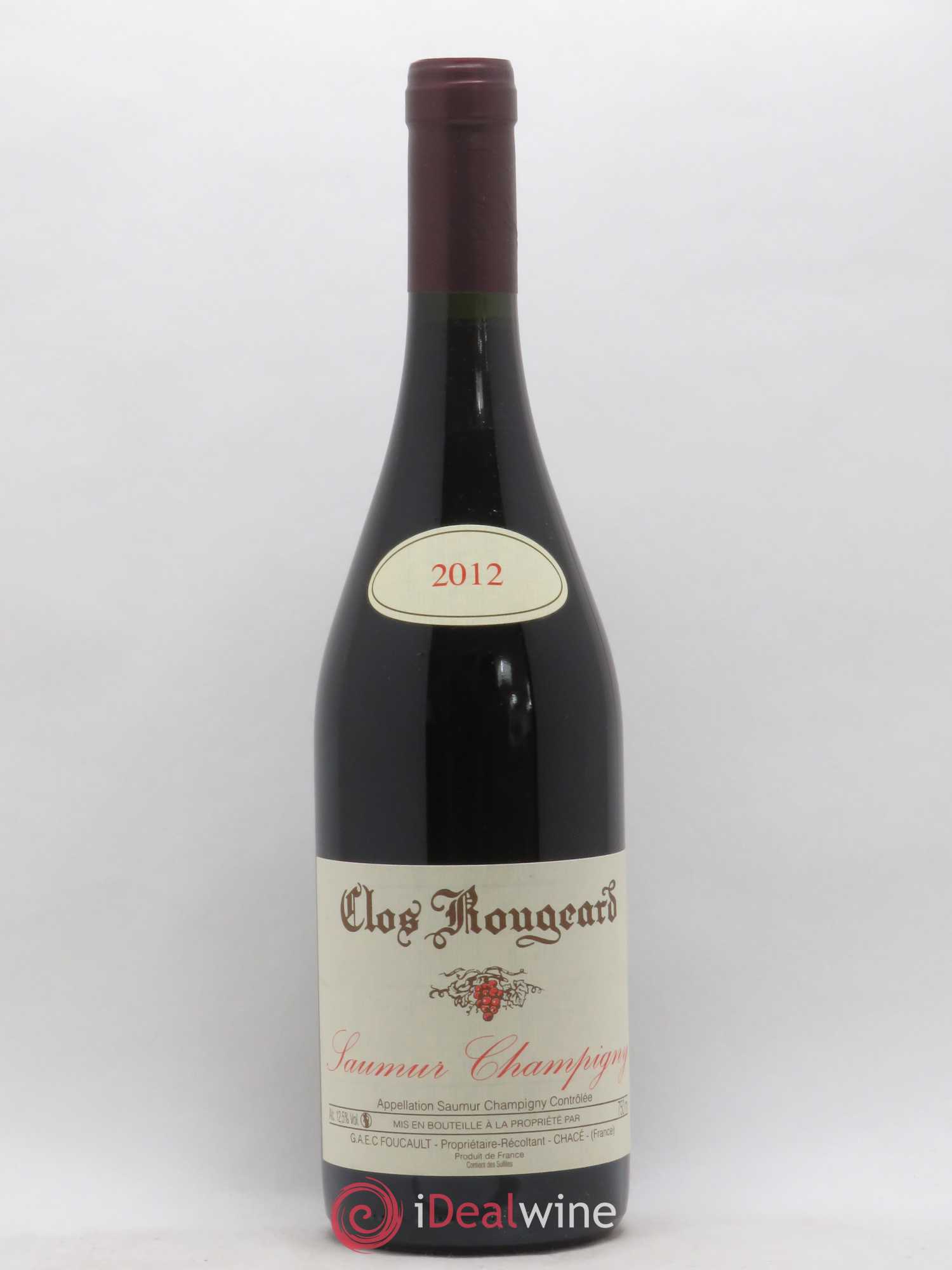 Saumur-Champigny Clos Rougeard 2012 - Lot de 1 bouteille - 0