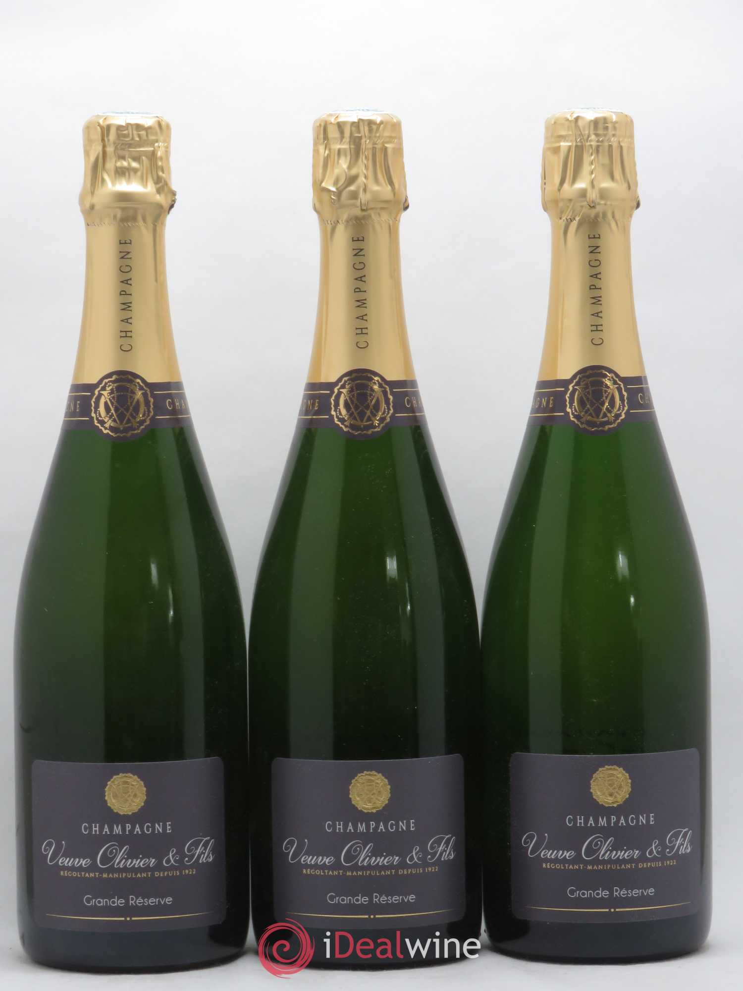 Champagne Grande Réserve Veuve Olivier et Fils - Lot de 6 bouteilles - 2