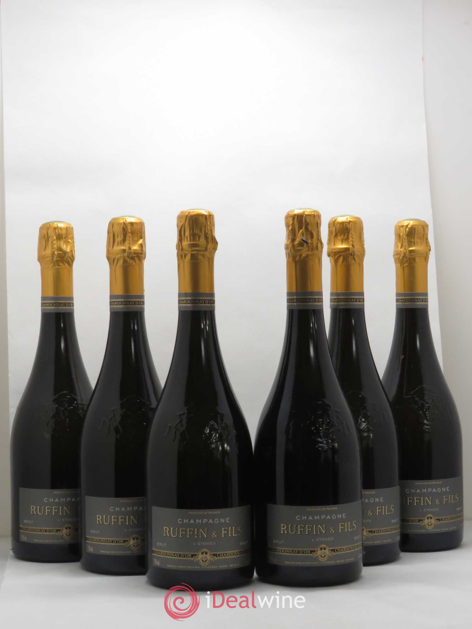 Champagne Ruffin et Fis Brut - Lot de 6 bouteilles - 0