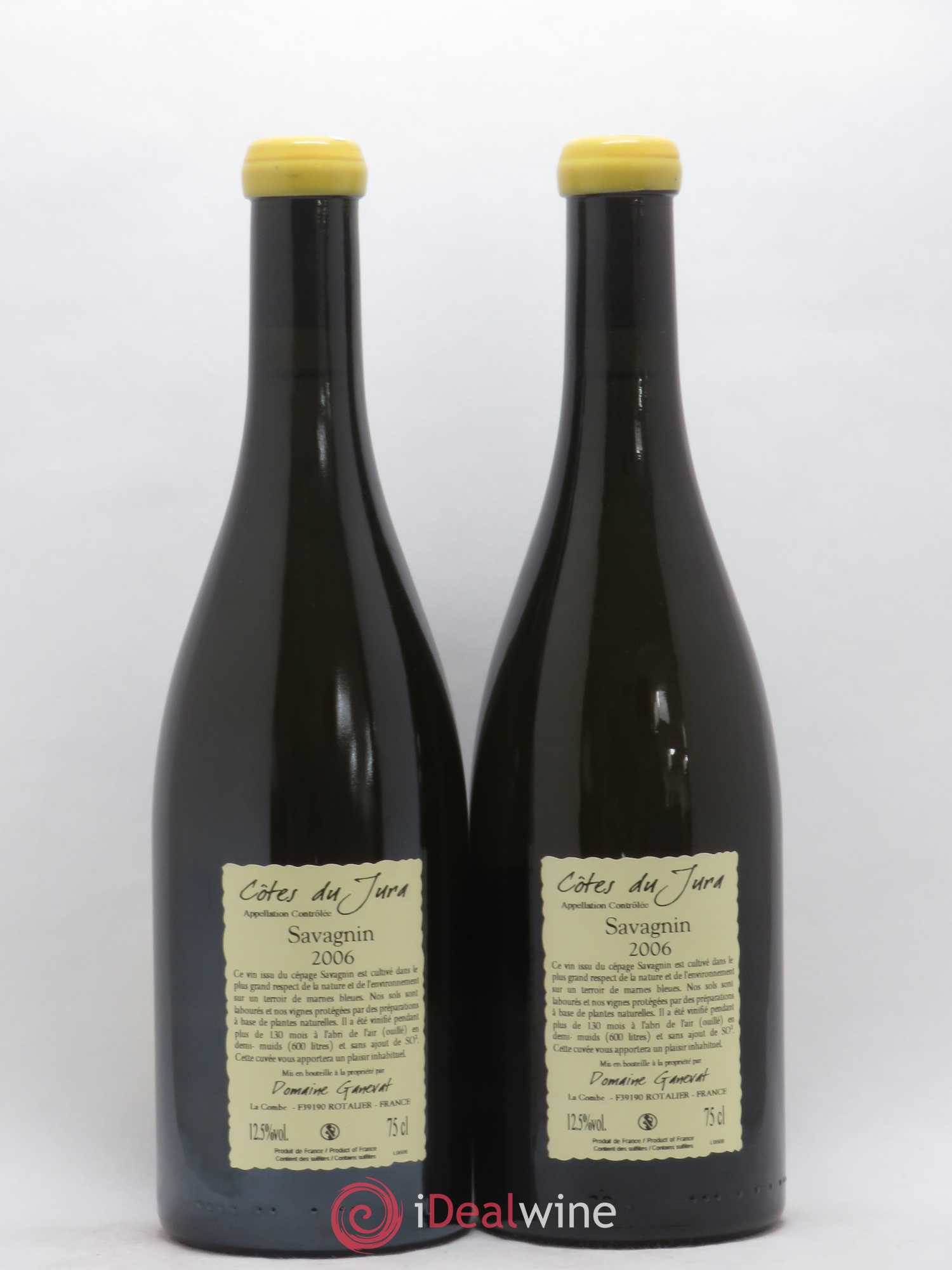 Côtes du Jura Les Vignes de mon Père Jean-François Ganevat (Domaine) 2006 - Lot de 2 bouteilles - 1