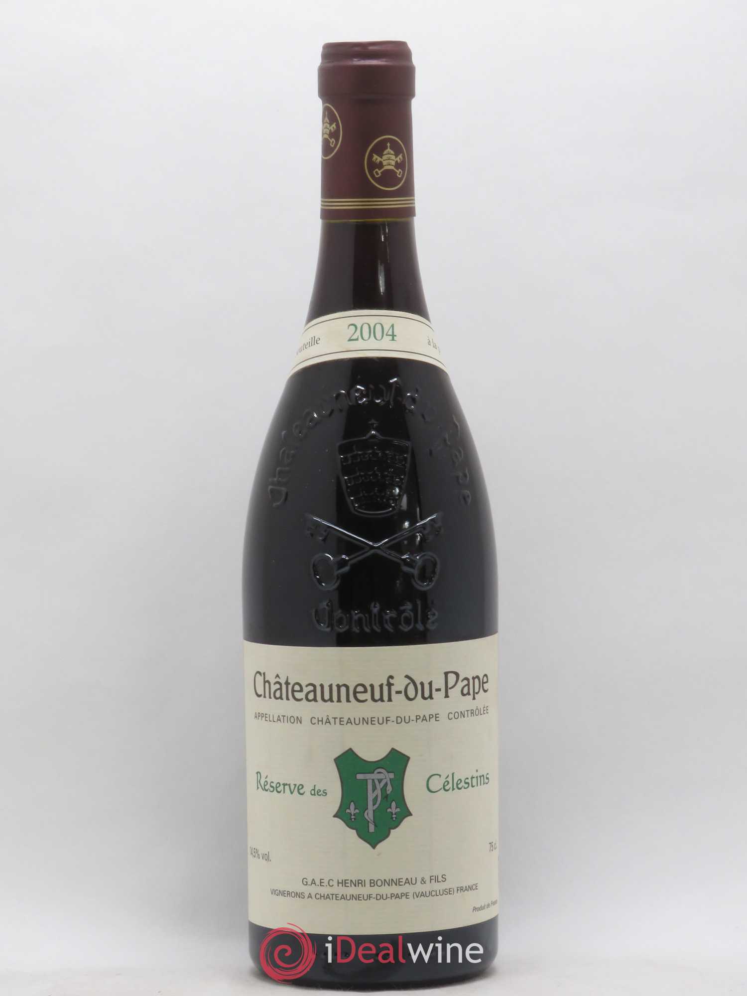 Châteauneuf-du-Pape Réserve des Célestins Henri Bonneau & Fils 2004 - Lot de 1 bouteille - 0