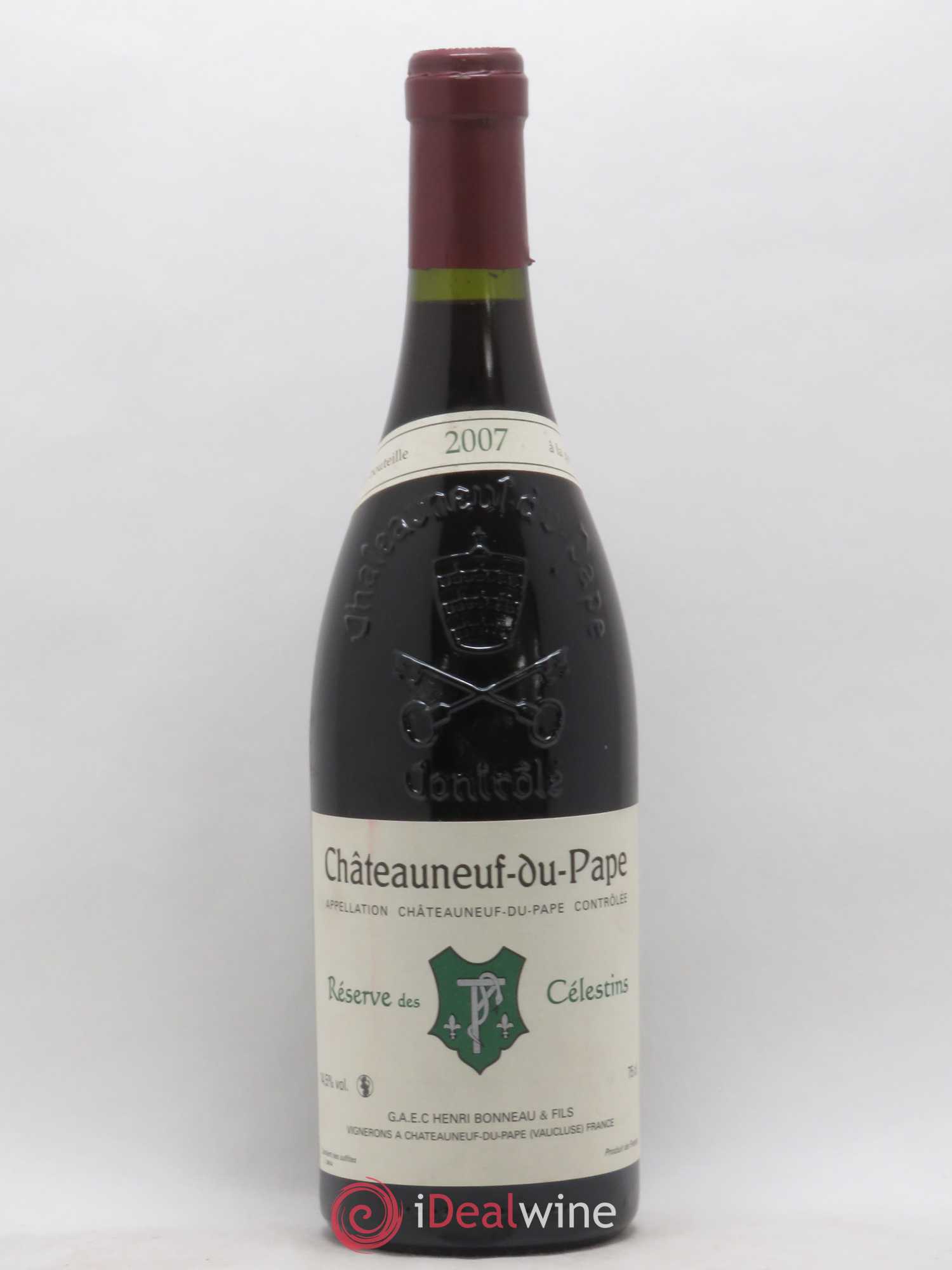 Châteauneuf-du-Pape Réserve des Célestins Henri Bonneau & Fils 2007 - Lot de 1 bouteille - 0
