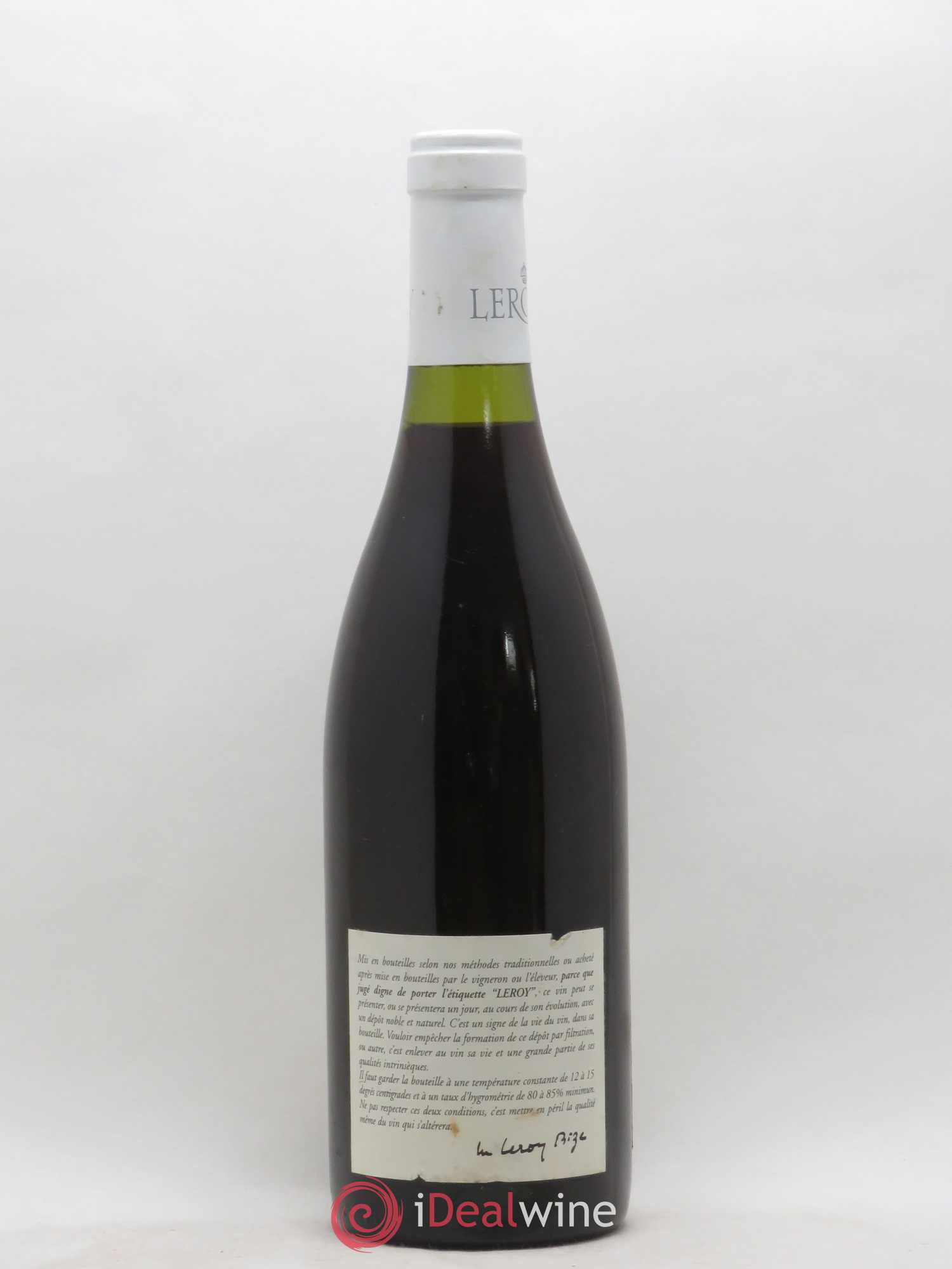 Auxey-Duresses 1er Cru Les Duresses Leroy SA 1999 - Lot de 1 bouteille - 1