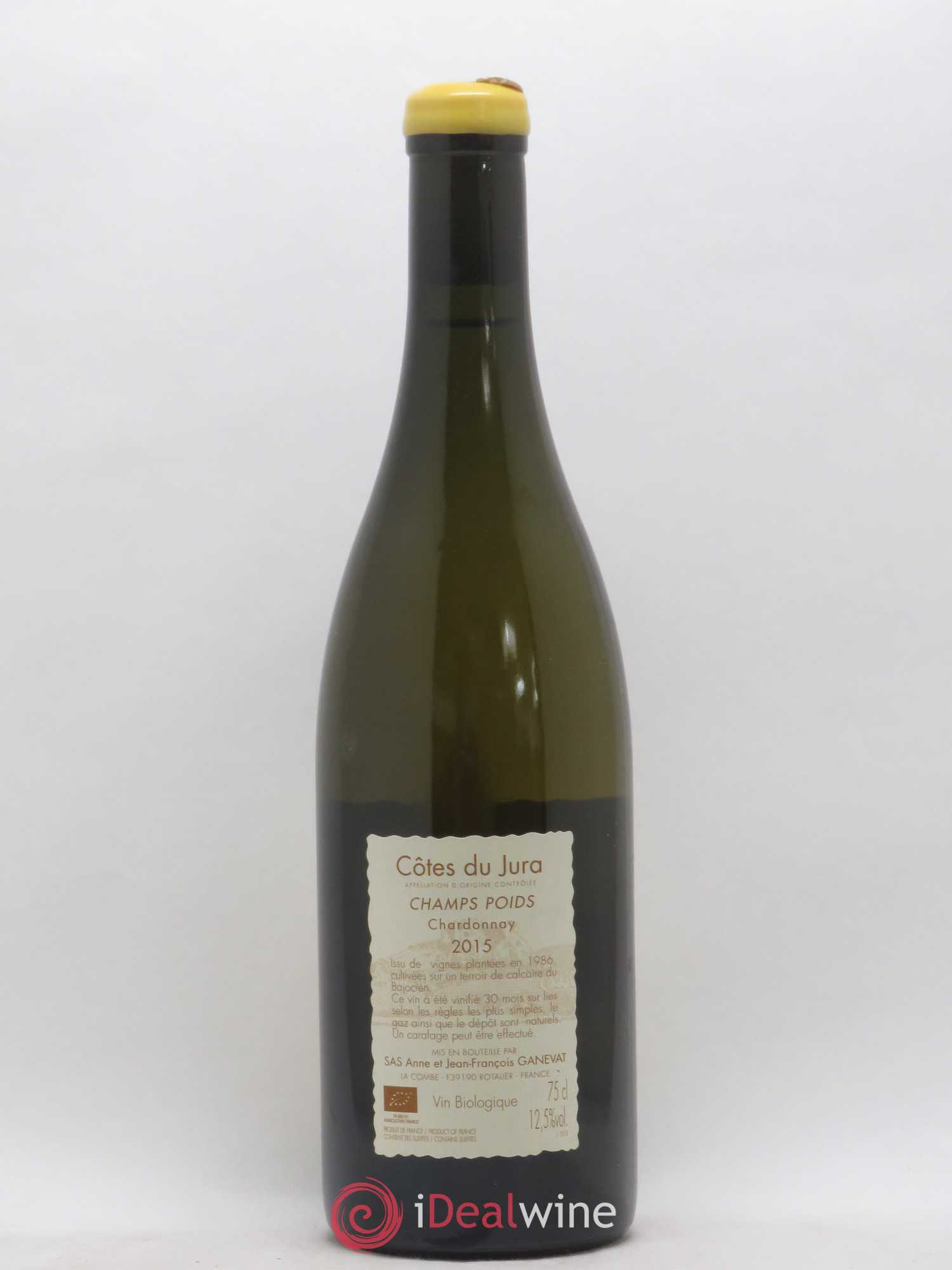 Côtes du Jura Champs Poids Anne et Jean François Ganevat 2015 - Lot de 1 bouteille - 1