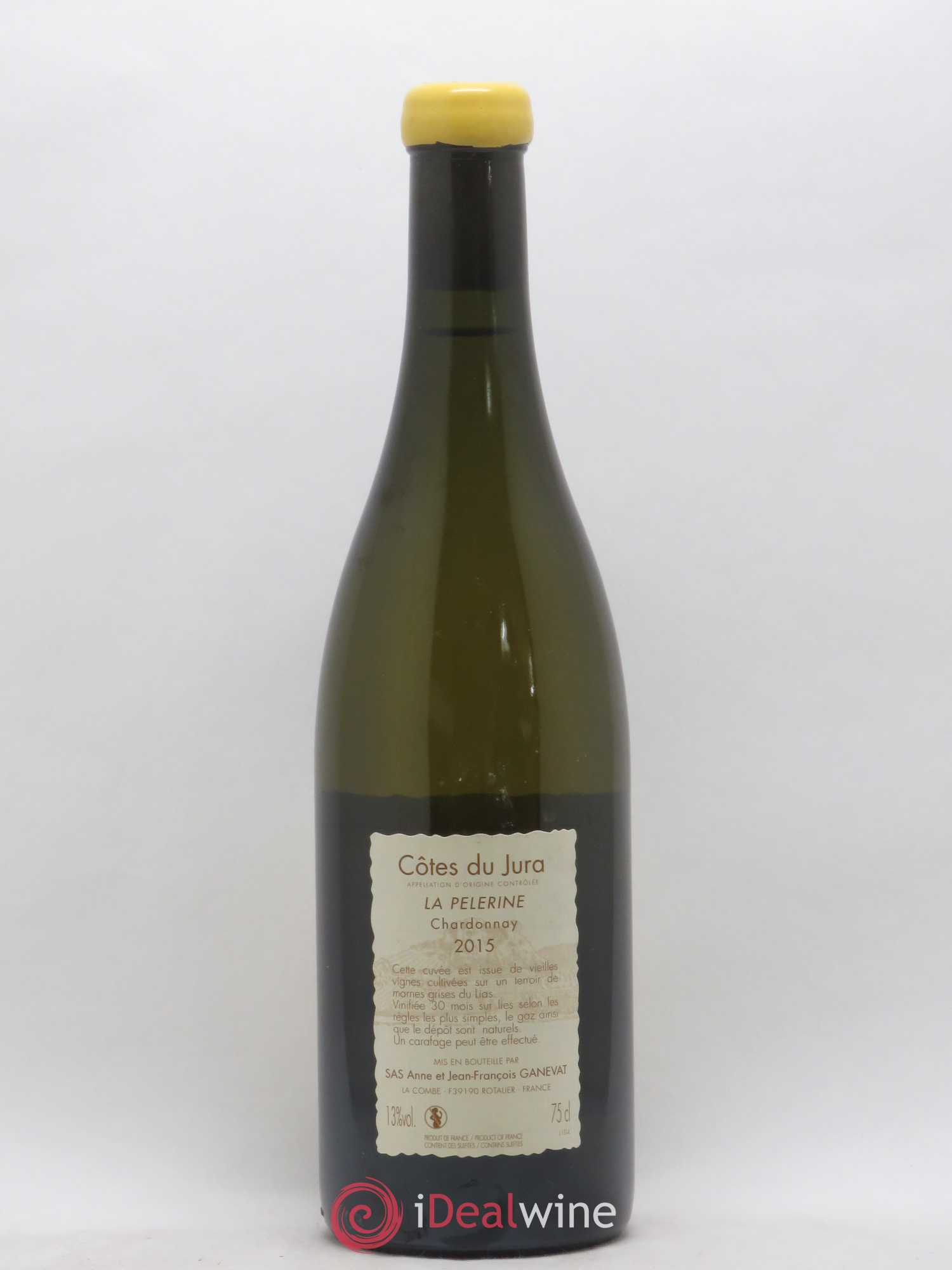 Côtes du Jura La Pélerine Anne et Jean François Ganevat 2015 - Lot de 1 bouteille - 1