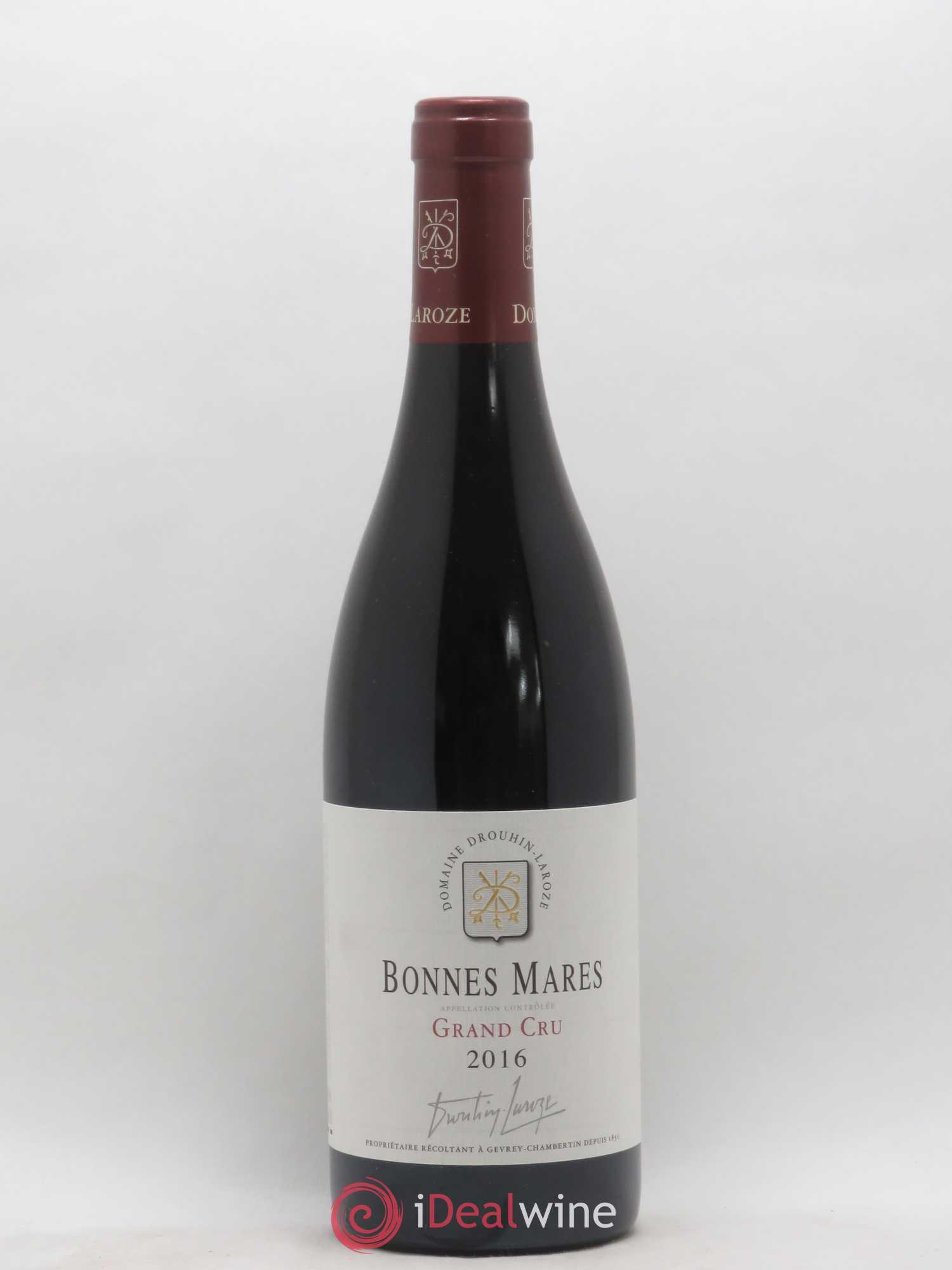 Bonnes-Mares Grand Cru Domaine Drouhin-Laroze 2016 - Lot de 1 bouteille - 0