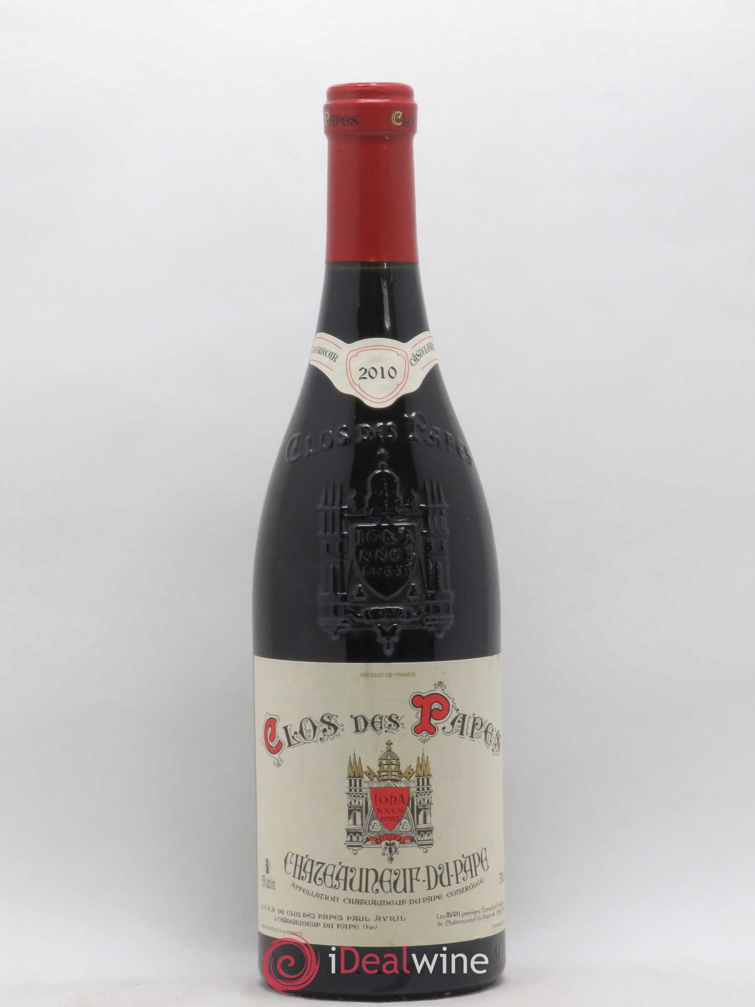 Châteauneuf-du-Pape Clos des Papes - Paul Avril 2010 - Lot de 1 bouteille - 0