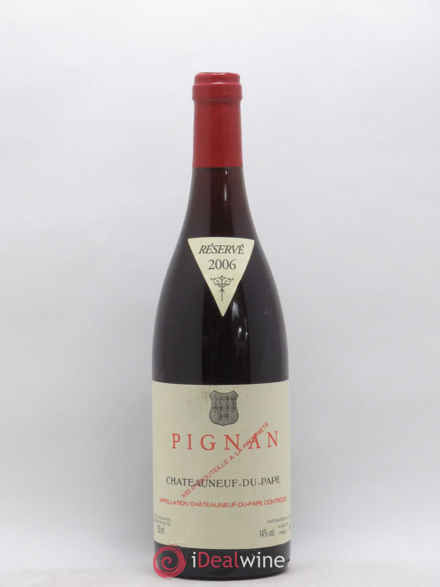 Châteauneuf-du-Pape Pignan Emmanuel Reynaud 2006 - Lot de 1 bouteille - 0