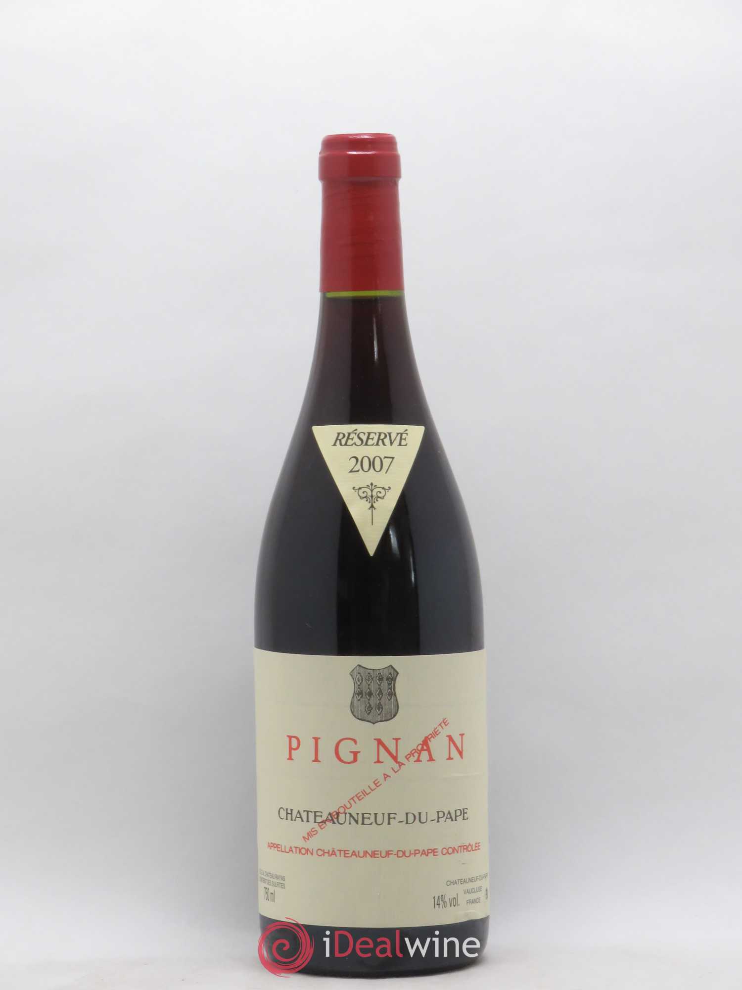 Châteauneuf-du-Pape Pignan Emmanuel Reynaud 2007 - Lot de 1 bouteille - 0
