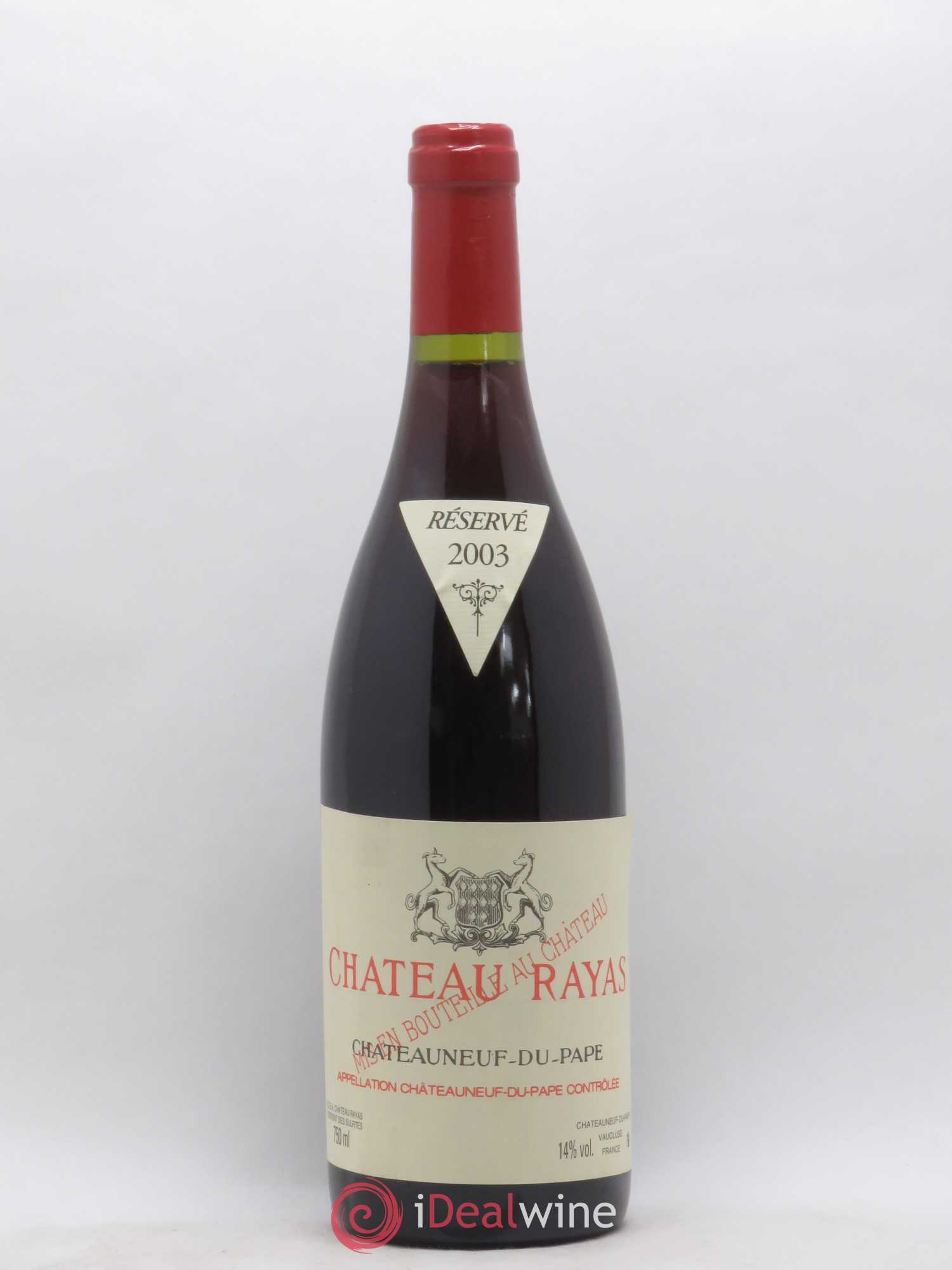 Châteauneuf-du-Pape Château Rayas Emmanuel Reynaud 2003 - Lot de 1 bouteille - 0