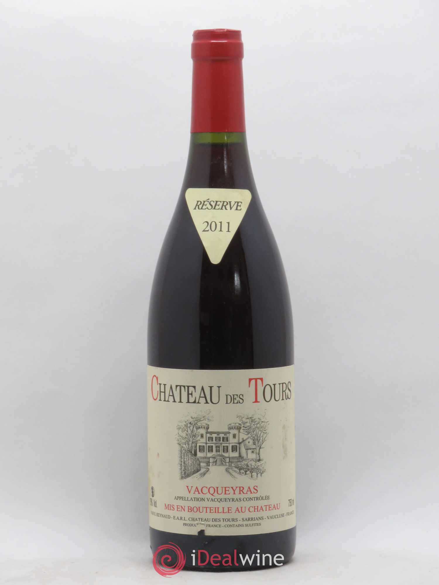 Vacqueyras Château des Tours Emmanuel Reynaud 2011 - Lot de 1 bouteille - 0