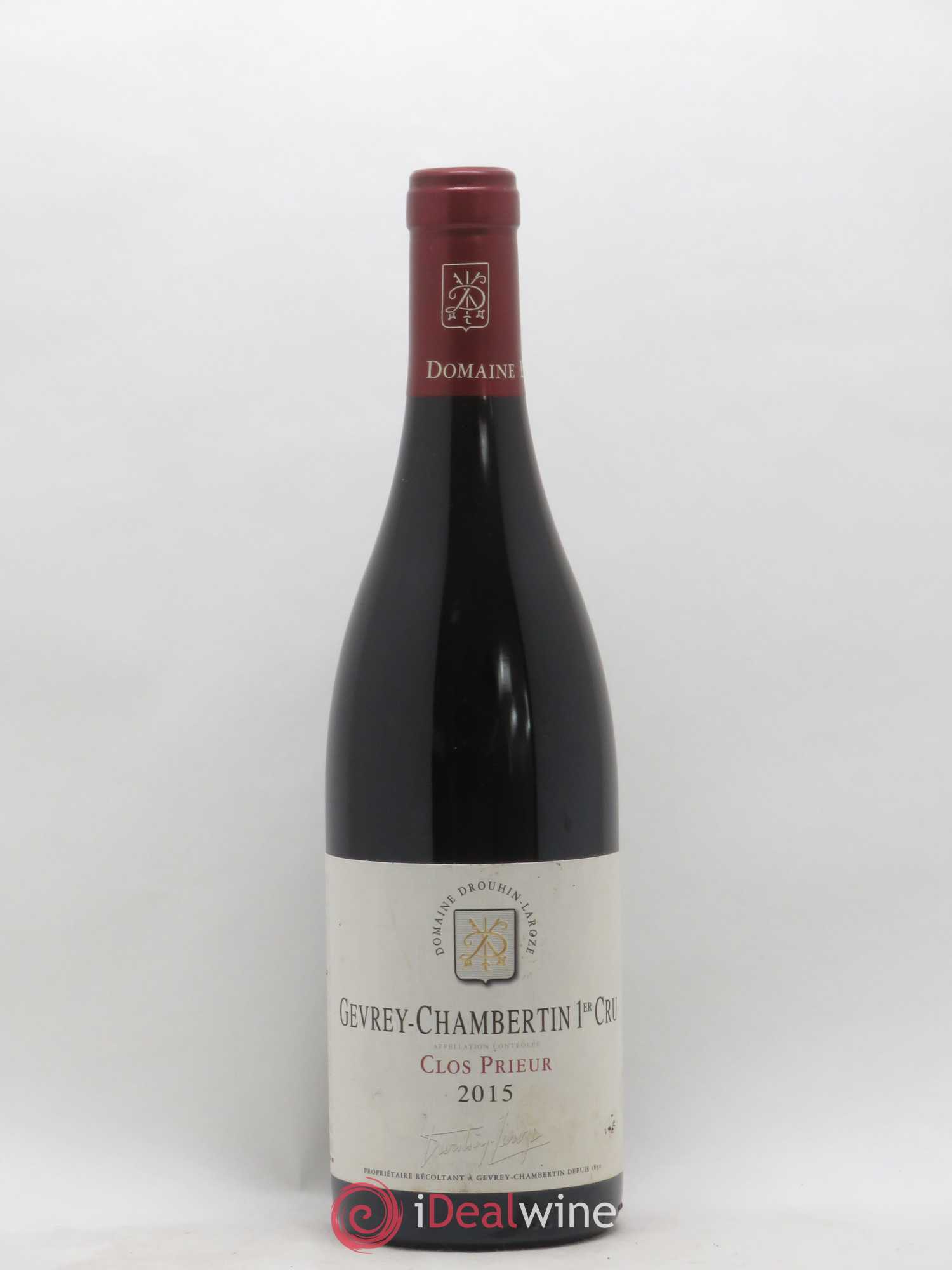 Gevrey-Chambertin 1er Cru Clos Prieur Domaine Drouhin-Laroze 2015 - Lot de 1 bouteille - 0