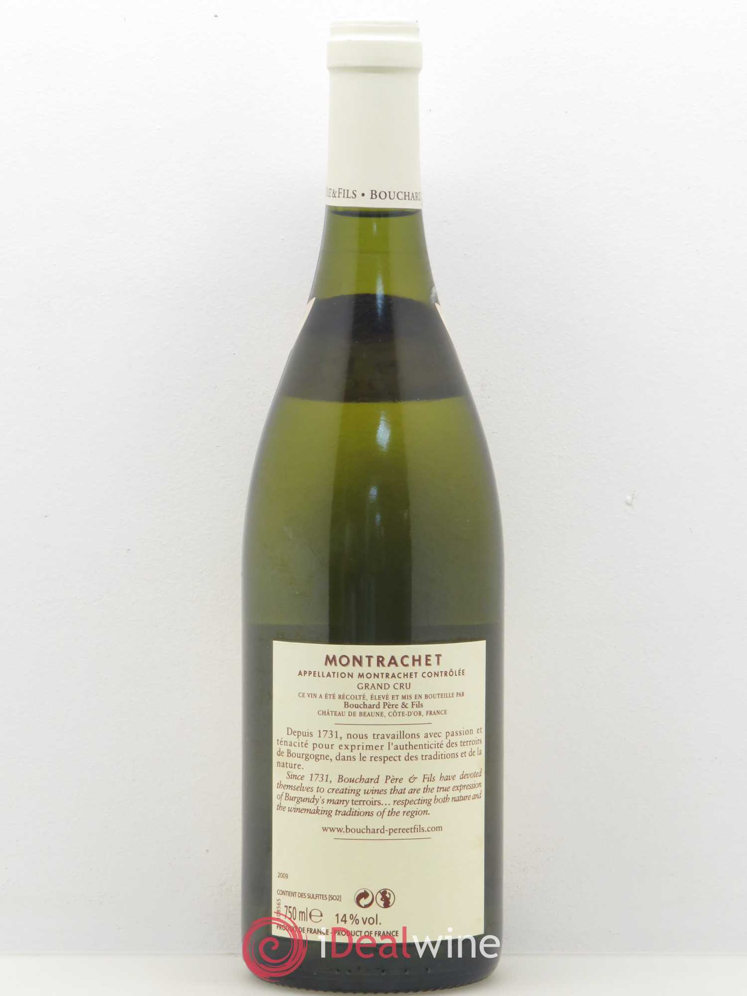 Montrachet Grand Cru Bouchard Père & Fils 2009 - Lot de 1 bouteille - 1