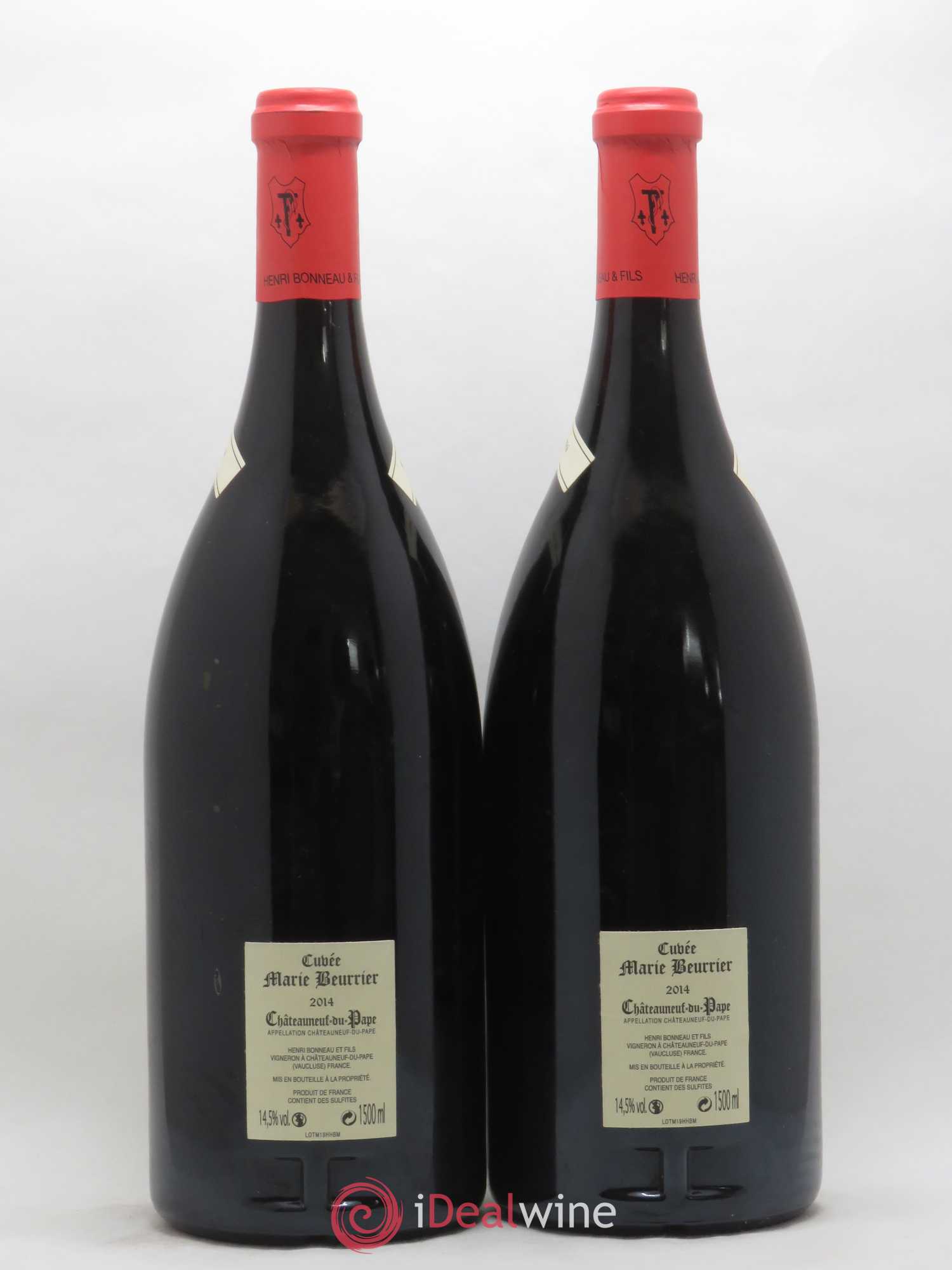 Châteauneuf-du-Pape Marie Beurrier Henri Bonneau & Fils 2014 - Lot de 2 magnums - 1