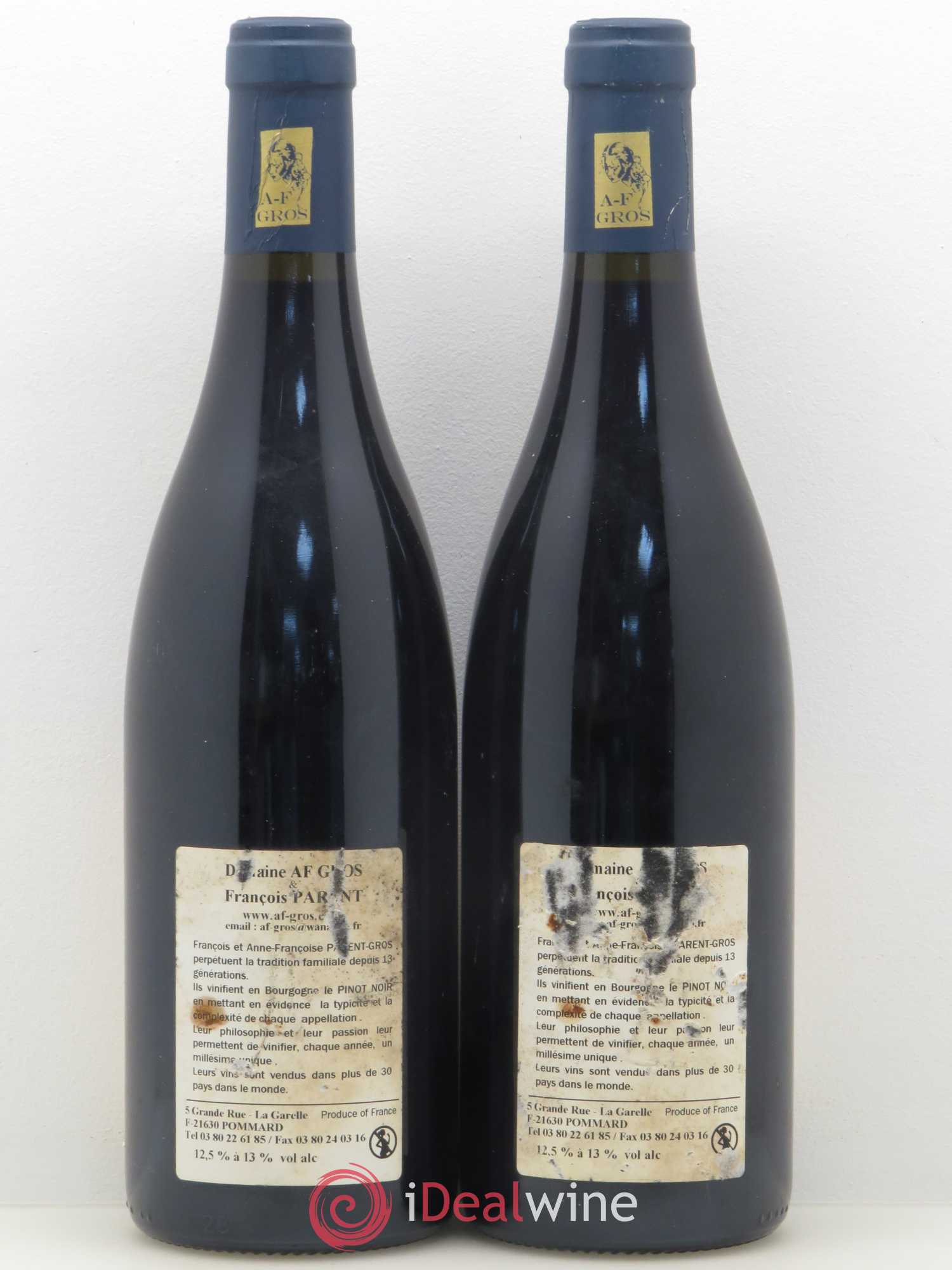 Richebourg Grand Cru A.-F. Gros 2009 - Lot de 2 bouteilles - 1