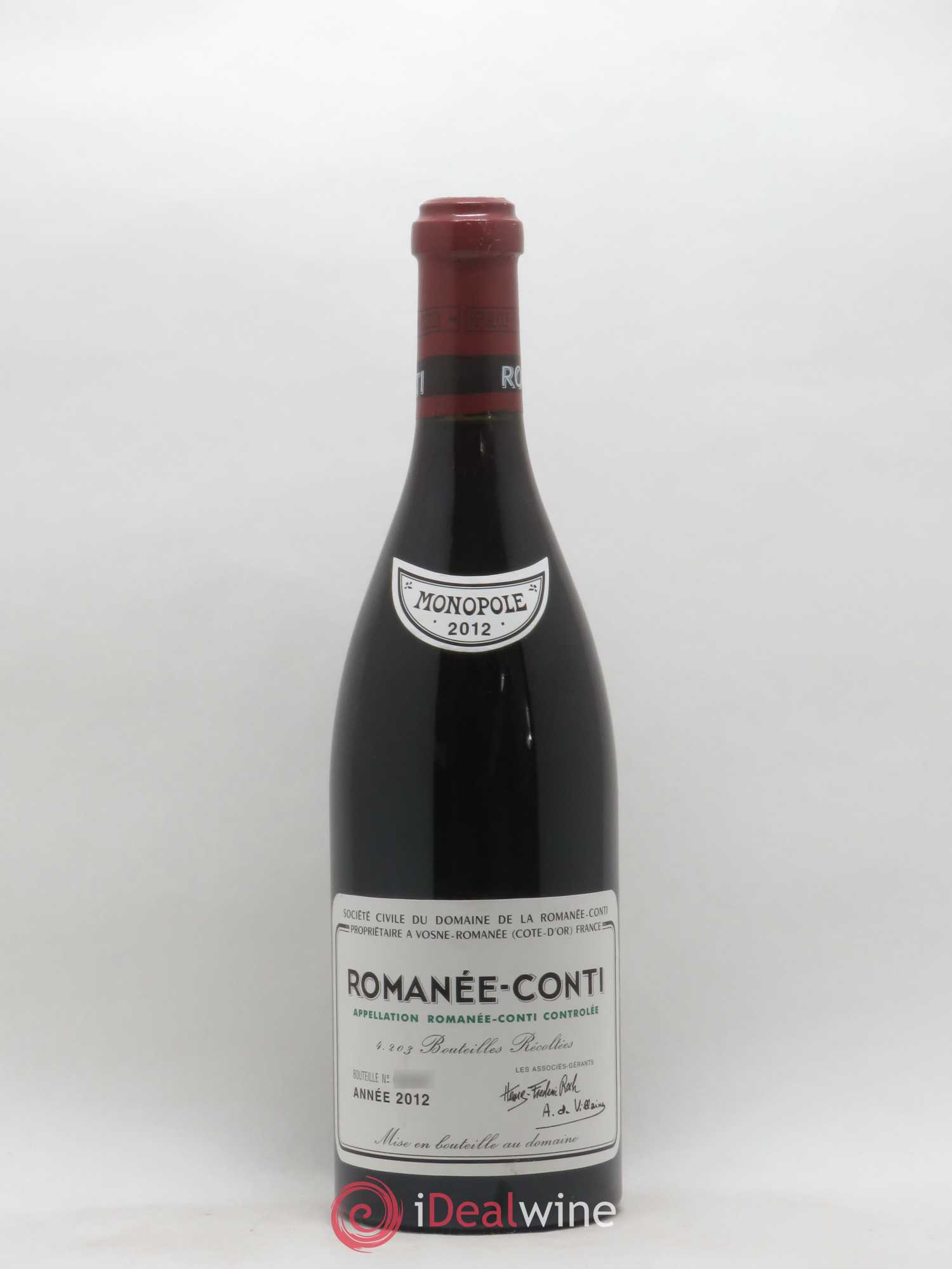 Caisse Domaine de la Romanée Conti Domaine de la Romanée-Conti 1 Romanée Conti - 3 La Tache - 3 Romanée Saint Vivant - 1 Richebourg - 2 Grands Echezeaux - 3 Echezeaux 2012 - Lotto di 13 bottiglie - 10