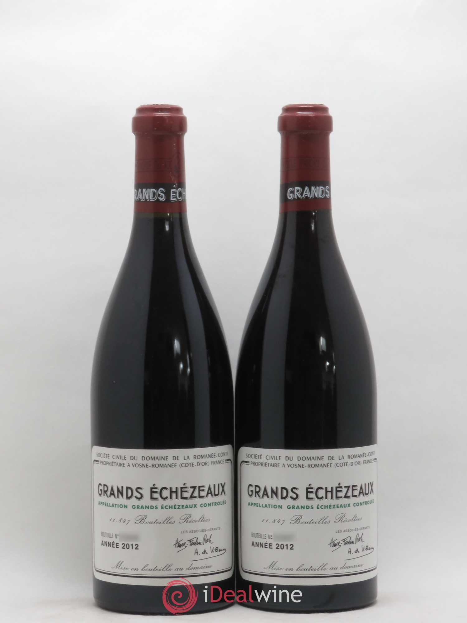 Caisse Domaine de la Romanée Conti Domaine de la Romanée-Conti 1 Romanée Conti - 3 La Tache - 3 Romanée Saint Vivant - 1 Richebourg - 2 Grands Echezeaux - 3 Echezeaux 2012 - Lotto di 13 bottiglie - 6