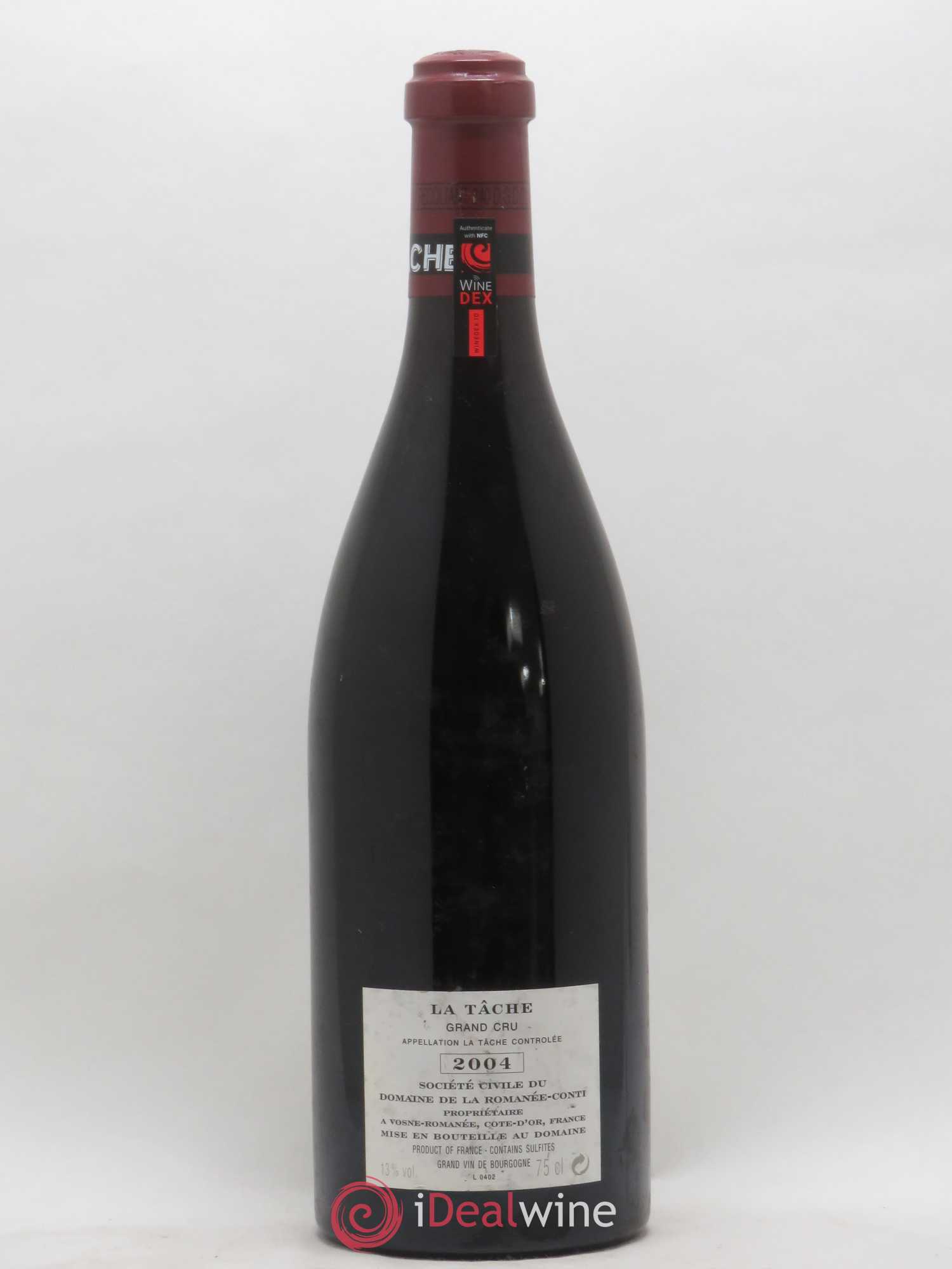 La Tâche Grand Cru Domaine de la Romanée-Conti 2004 - Lot de 1 bouteille - 1