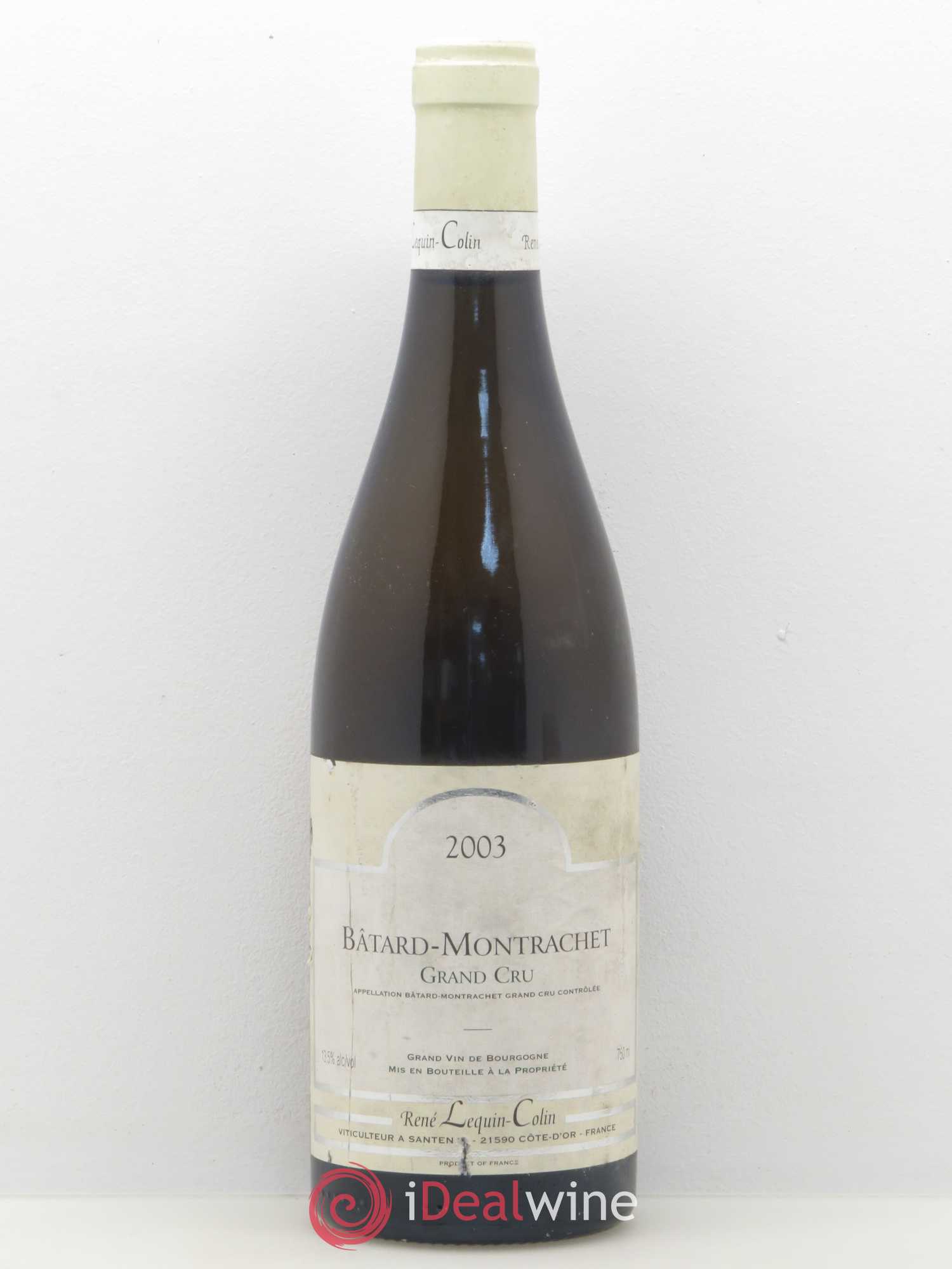 Bâtard-Montrachet Grand Cru Lequin-Colin 2003 - Posten von 1 Flasche - 0