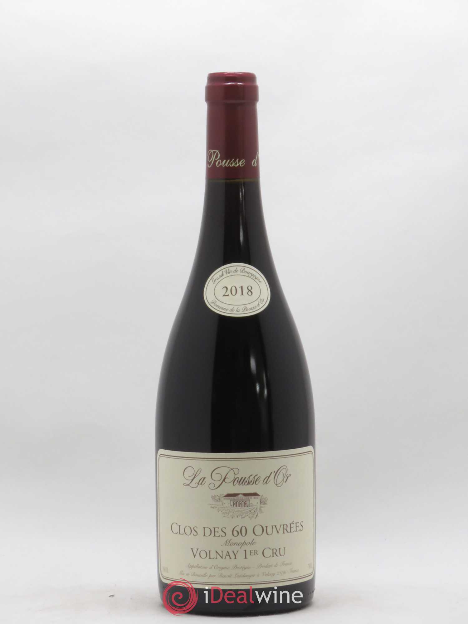 Volnay 1er Cru Clos des 60 ouvrées La Pousse d'Or (Domaine de) 2018 - Lot de 1 bouteille - 0