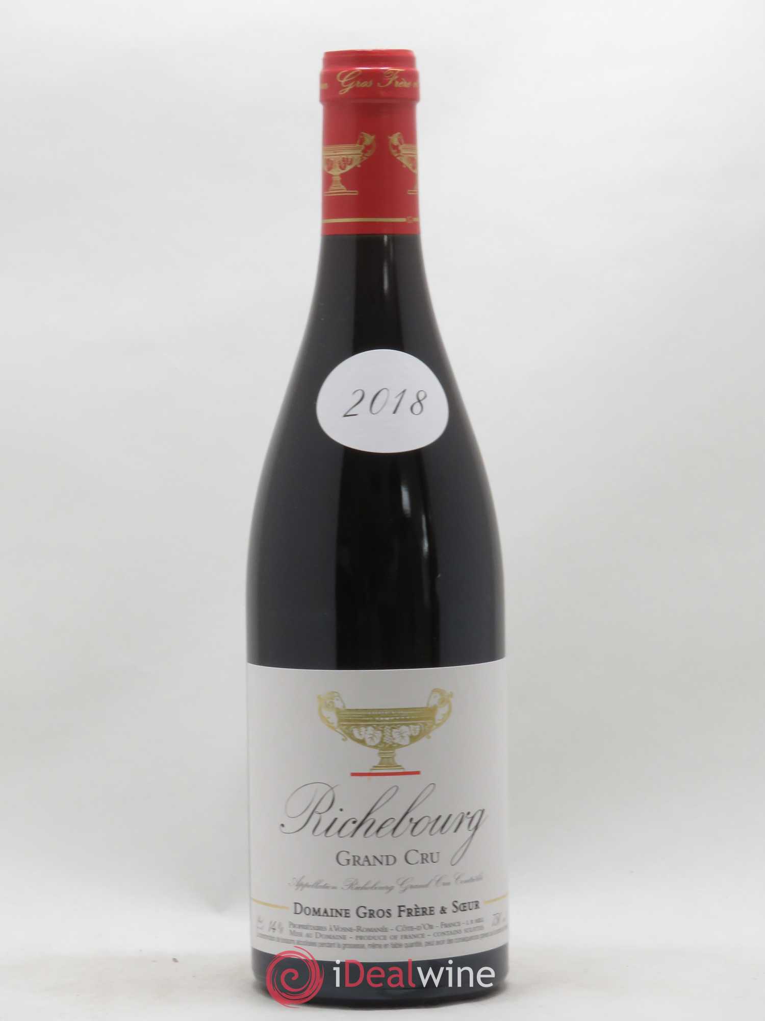 Richebourg Grand Cru Gros Frère & Soeur 2018 - Lot de 1 bouteille - 0