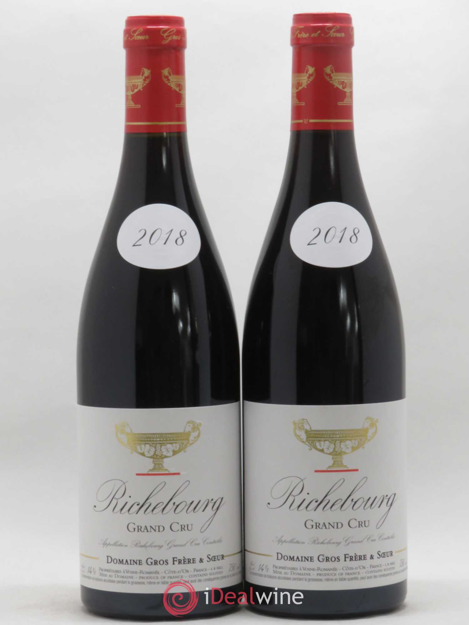 Richebourg Grand Cru Gros Frère & Soeur 2018 - Lot de 2 bouteilles - 0