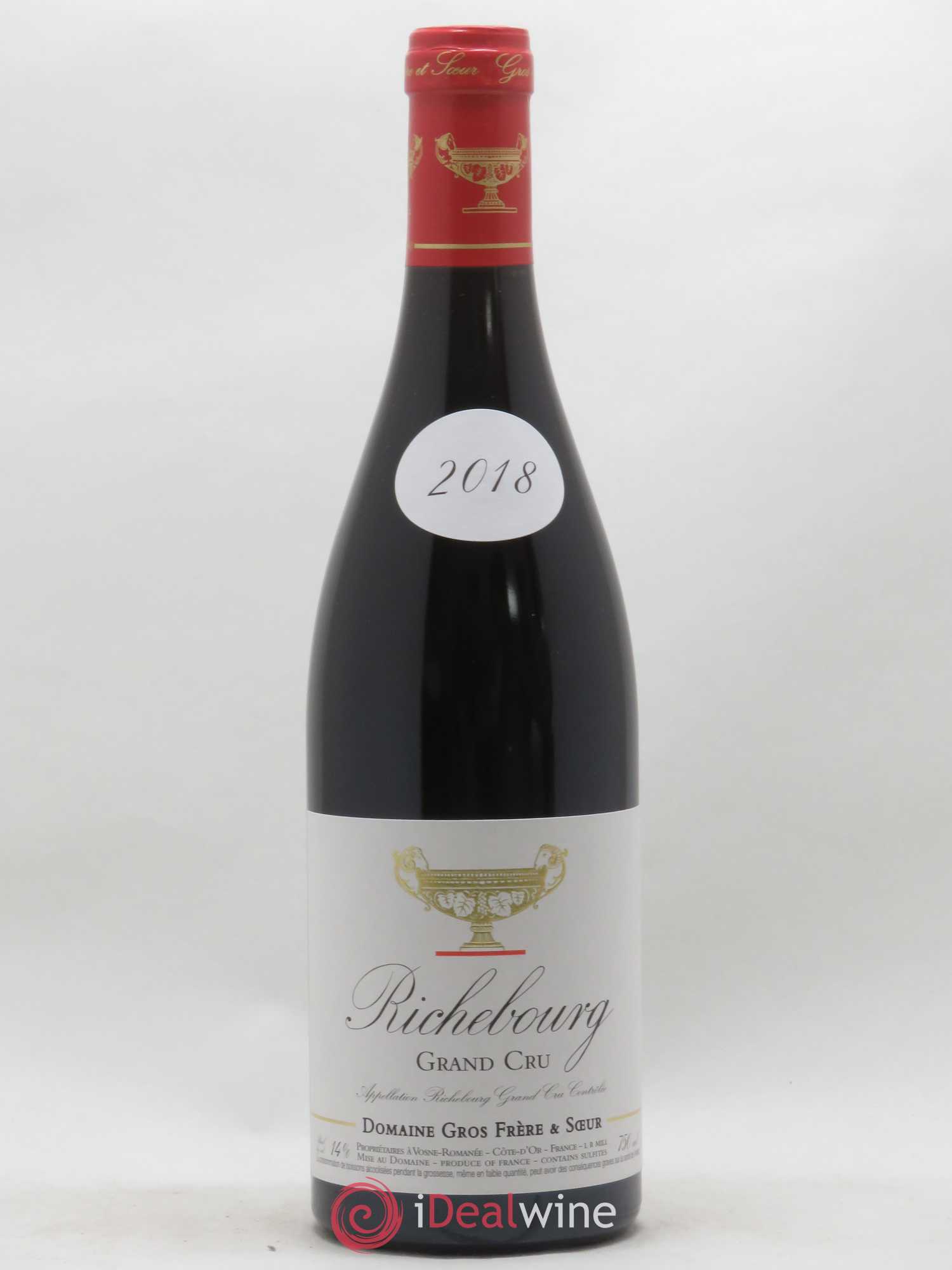 Richebourg Grand Cru Gros Frère & Soeur 2018 - Lot de 1 bouteille - 0