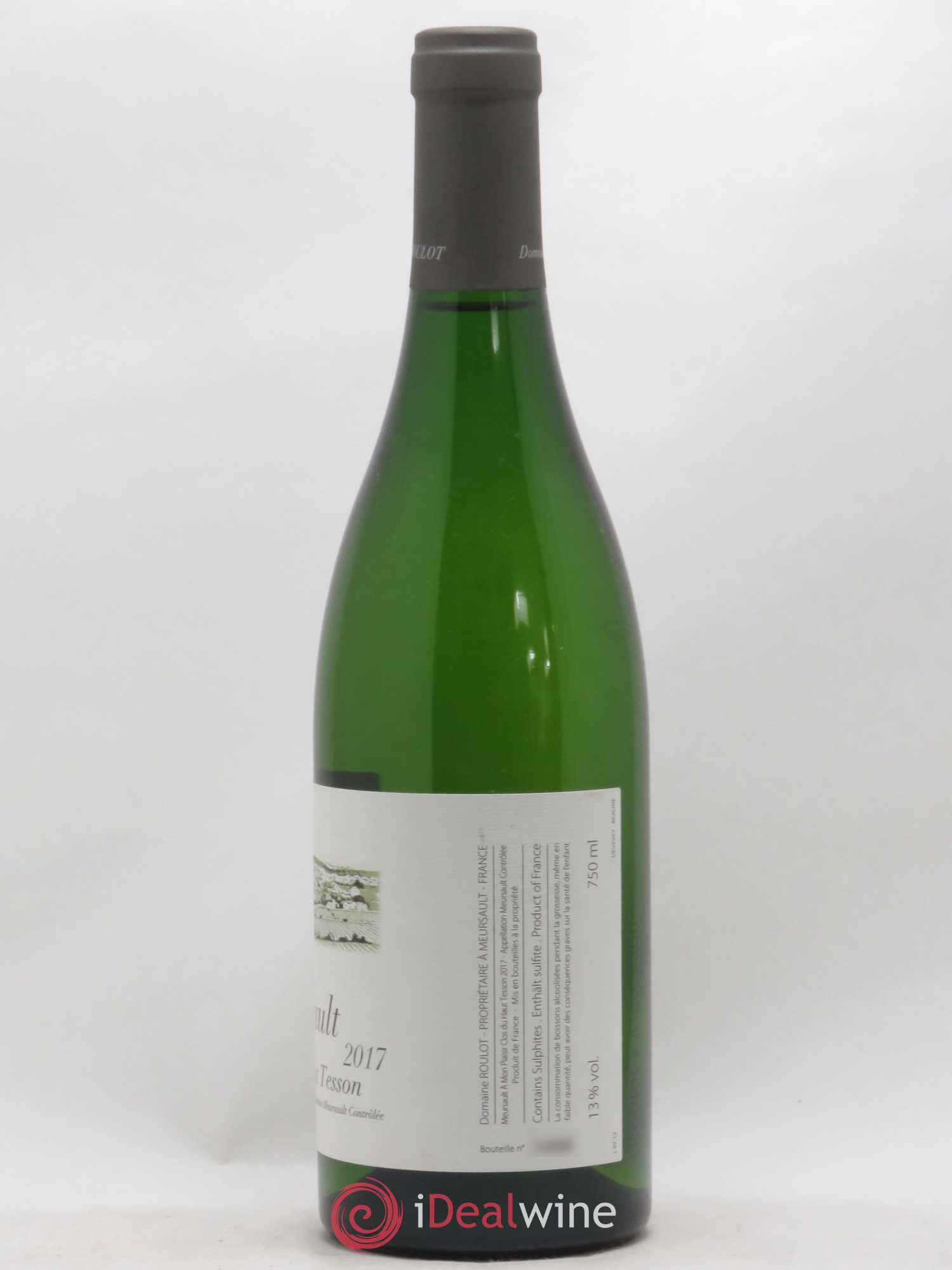 Meursault A mon plaisir Clos du Haut Tesson Roulot (Domaine) 2017 - Lot de 1 bouteille - 1