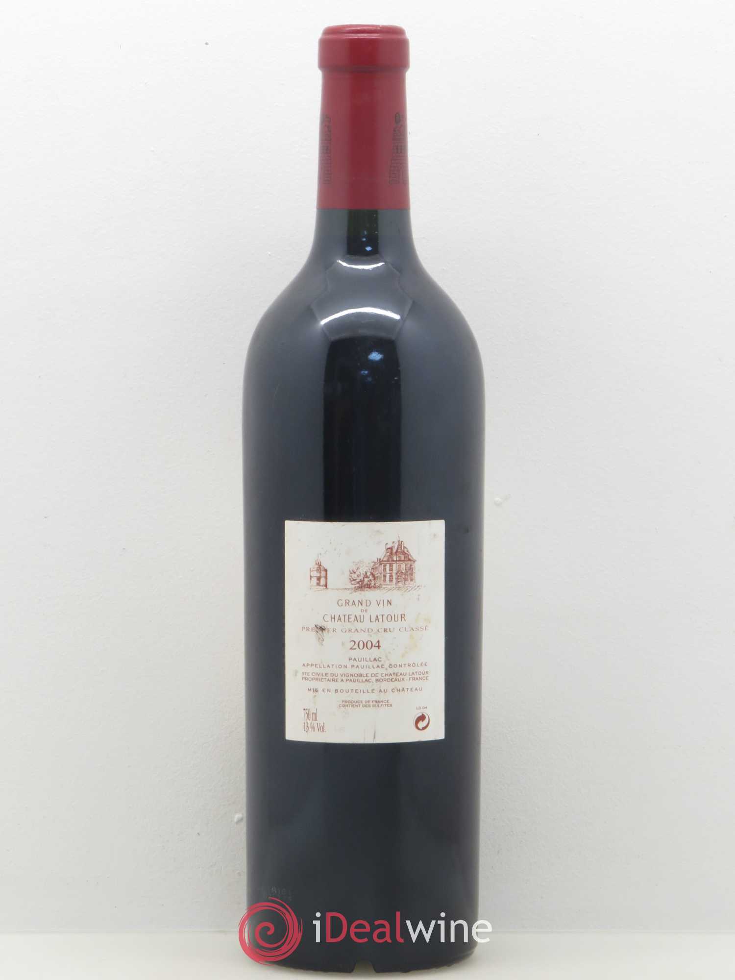 Château Latour 1er Grand Cru Classé 2004 - Lot de 1 bouteille - 1