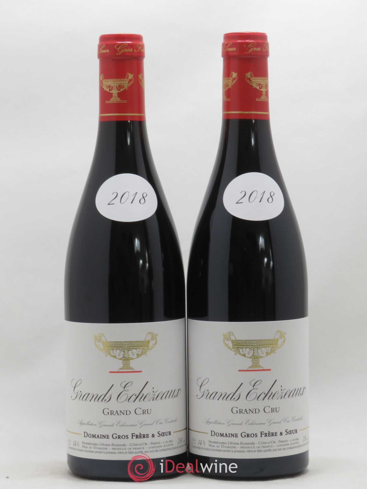 Grands-Echezeaux Grand Cru Gros Frère & Soeur 2018 - Lot de 2 bouteilles - 0