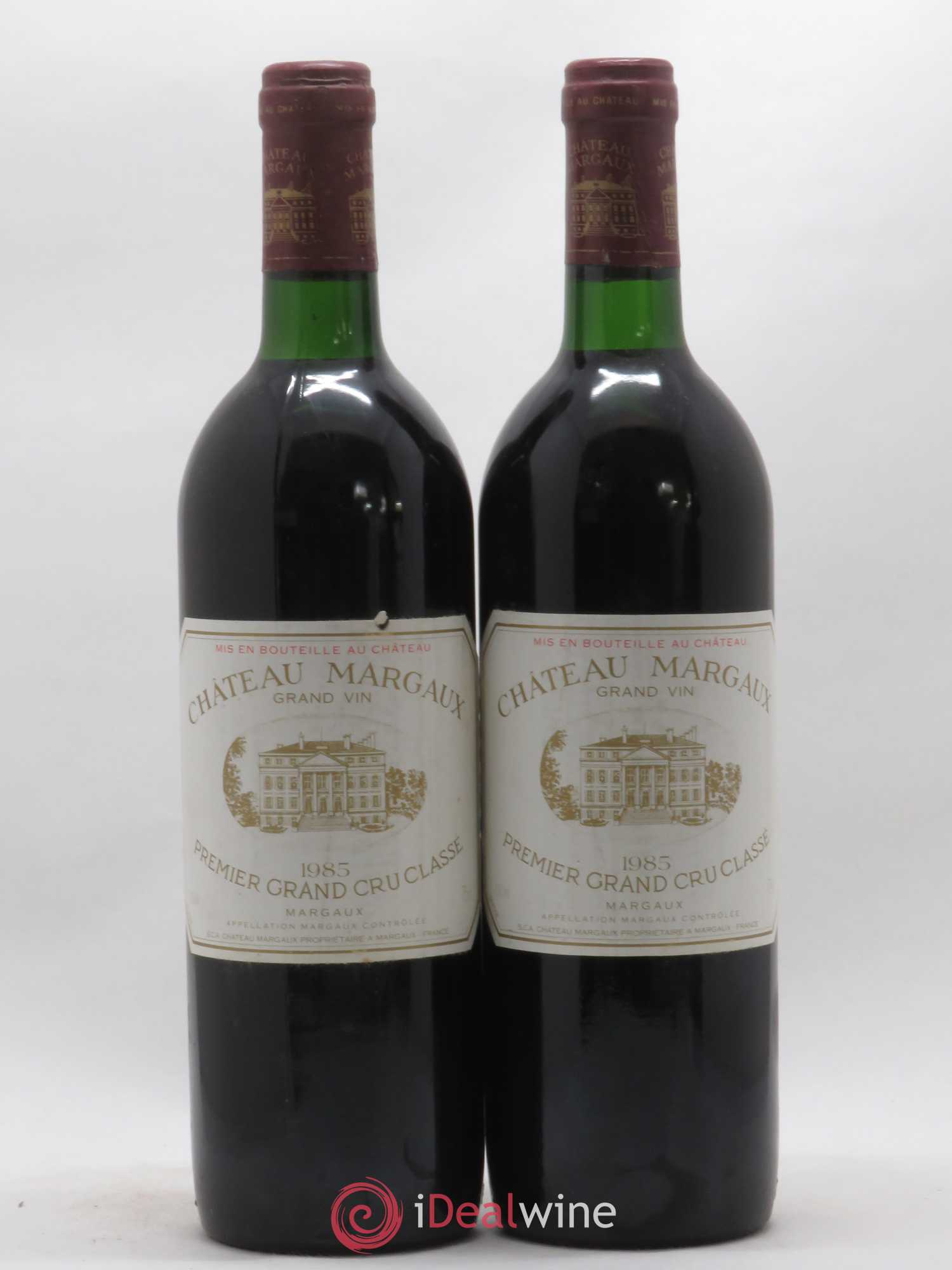 Château Margaux 1er Grand Cru Classé 1985 - Lot de 2 bouteilles - 0
