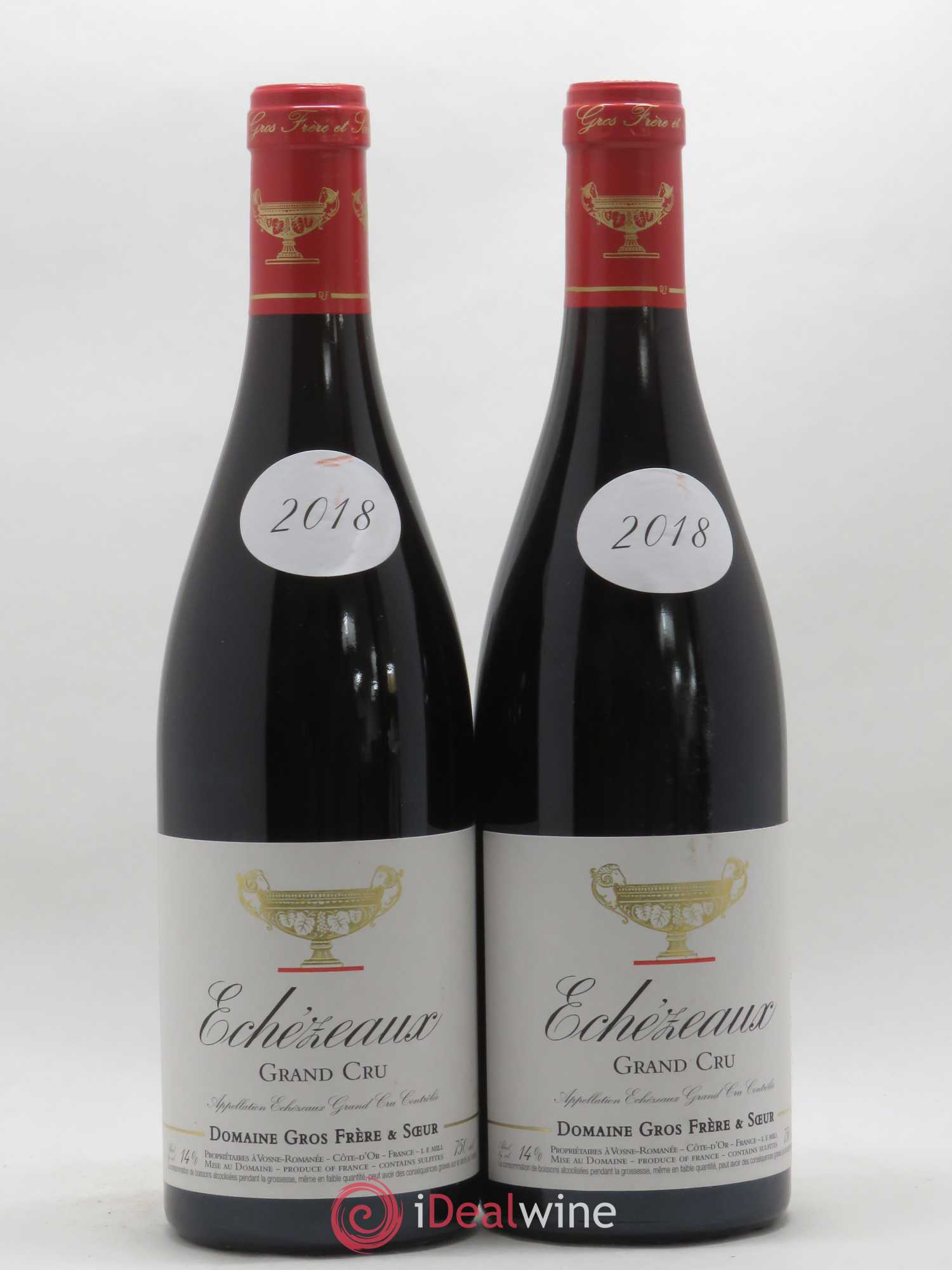 Echezeaux Grand Cru Gros Frère & Soeur 2018 - Lot de 2 bouteilles - 0
