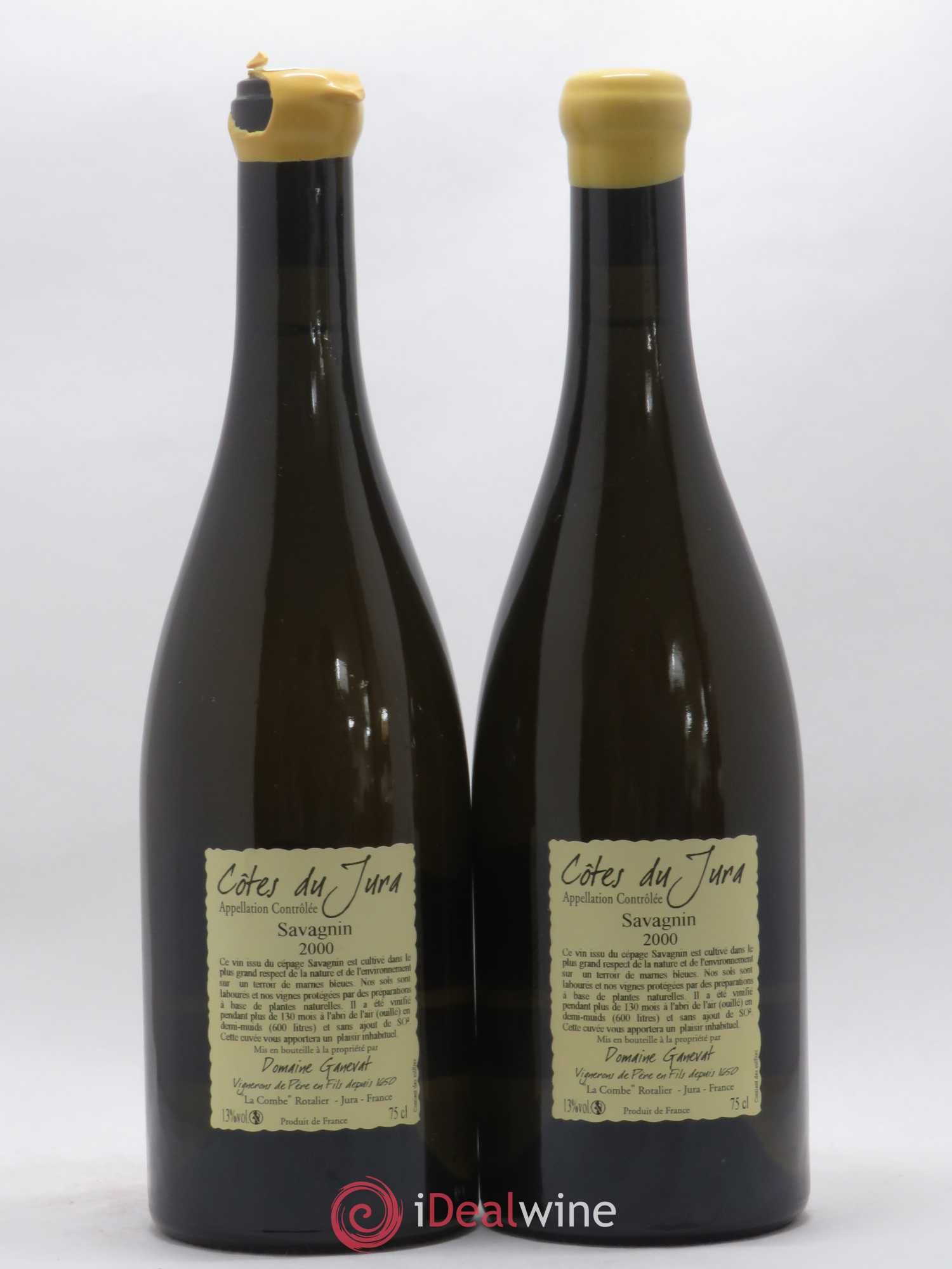 Côtes du Jura Les Vignes de mon Père Jean-François Ganevat (Domaine) 2000 - Lot de 2 bouteilles - 1