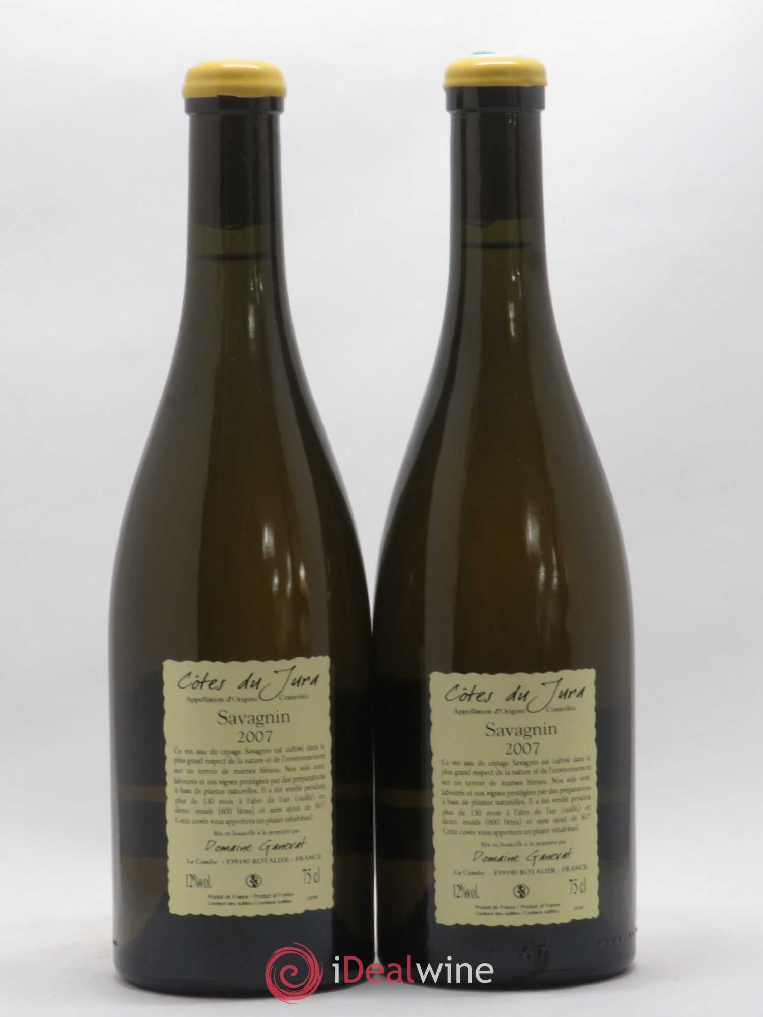 Côtes du Jura Les Vignes de mon Père Jean-François Ganevat (Domaine) 2007 - Lot de 2 bouteilles - 1