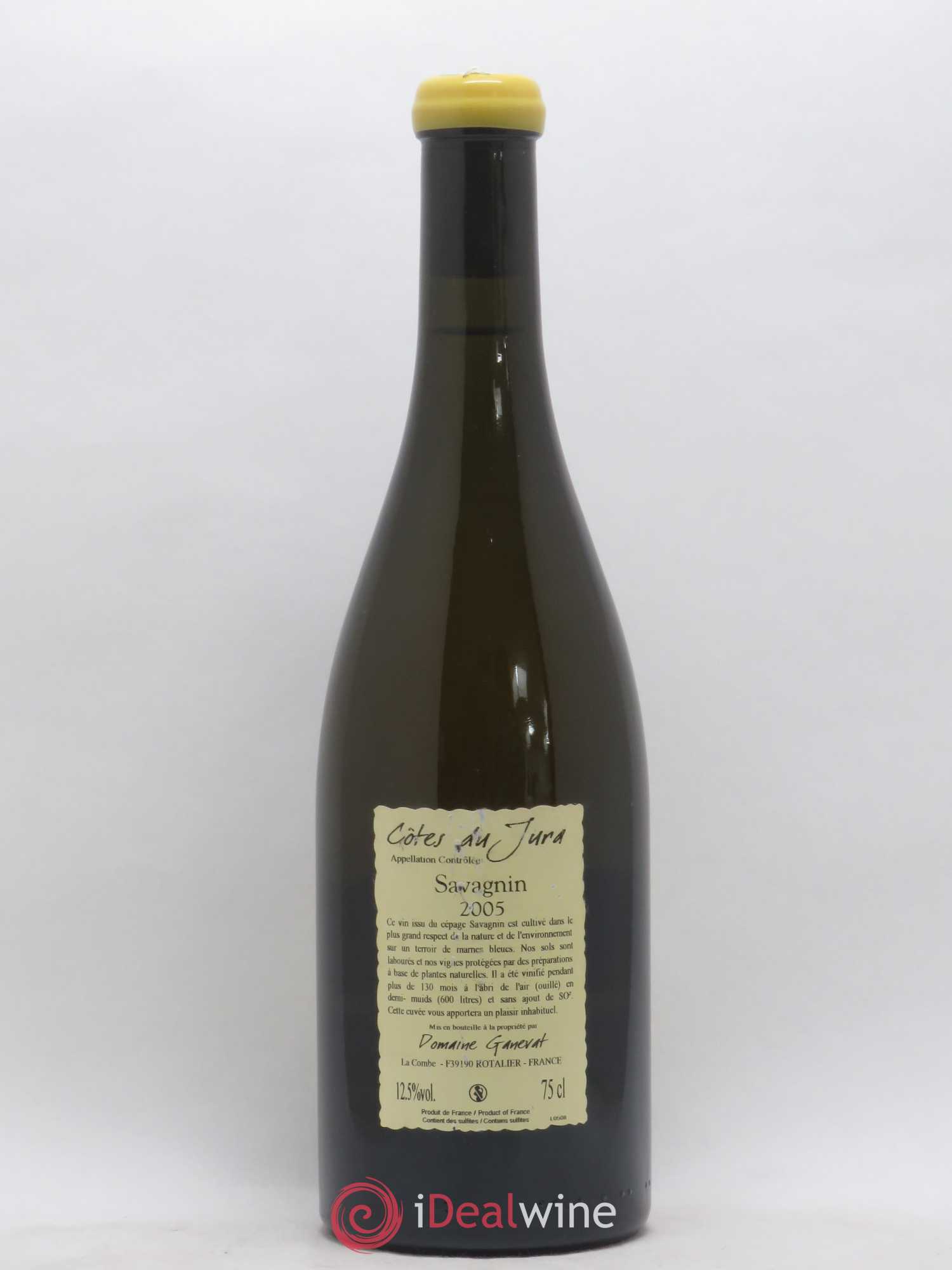 Côtes du Jura Les Vignes de mon Père Jean-François Ganevat (Domaine) 2005 - Lot de 1 bouteille - 1