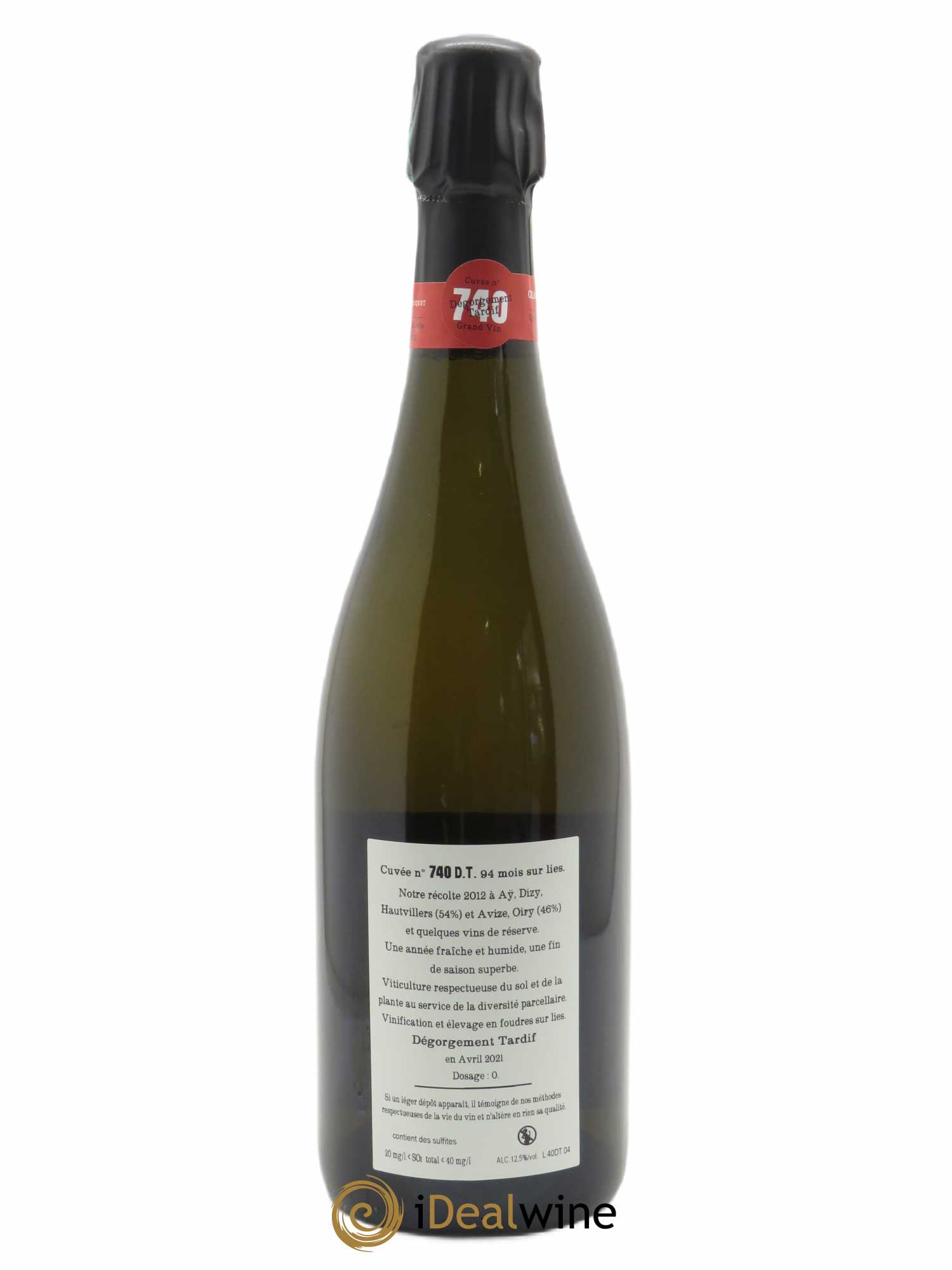 Cuvée 740 Dégorgement Tardif Extra-Brut Jacquesson - Lot de 1 bouteille - 1