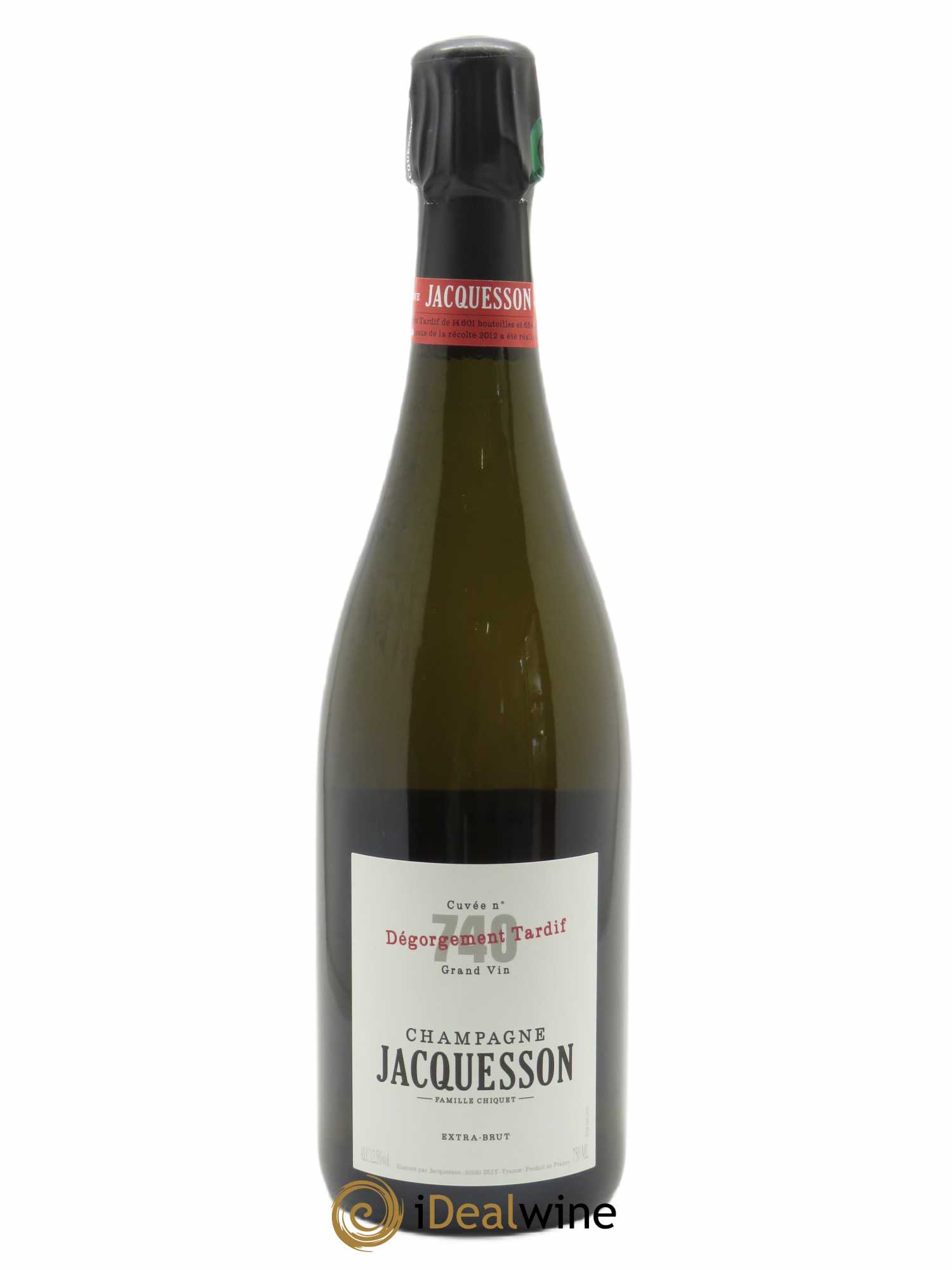 Cuvée 740 Dégorgement Tardif Extra-Brut Jacquesson - Lot de 1 bouteille - 0