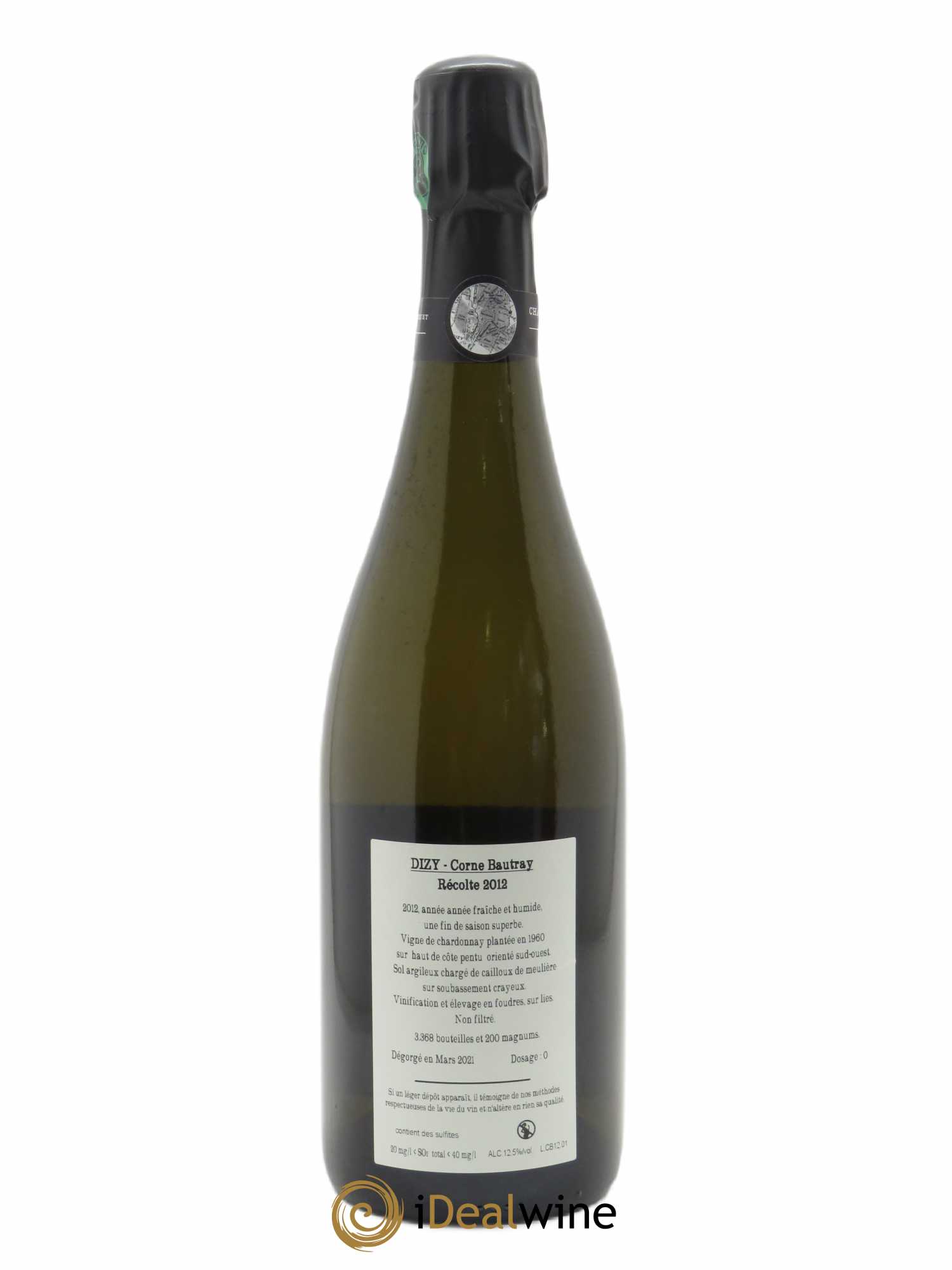 Dizy Corne Bautray Extra-Brut Jacquesson 2012 - Lot de 1 bouteille - 1
