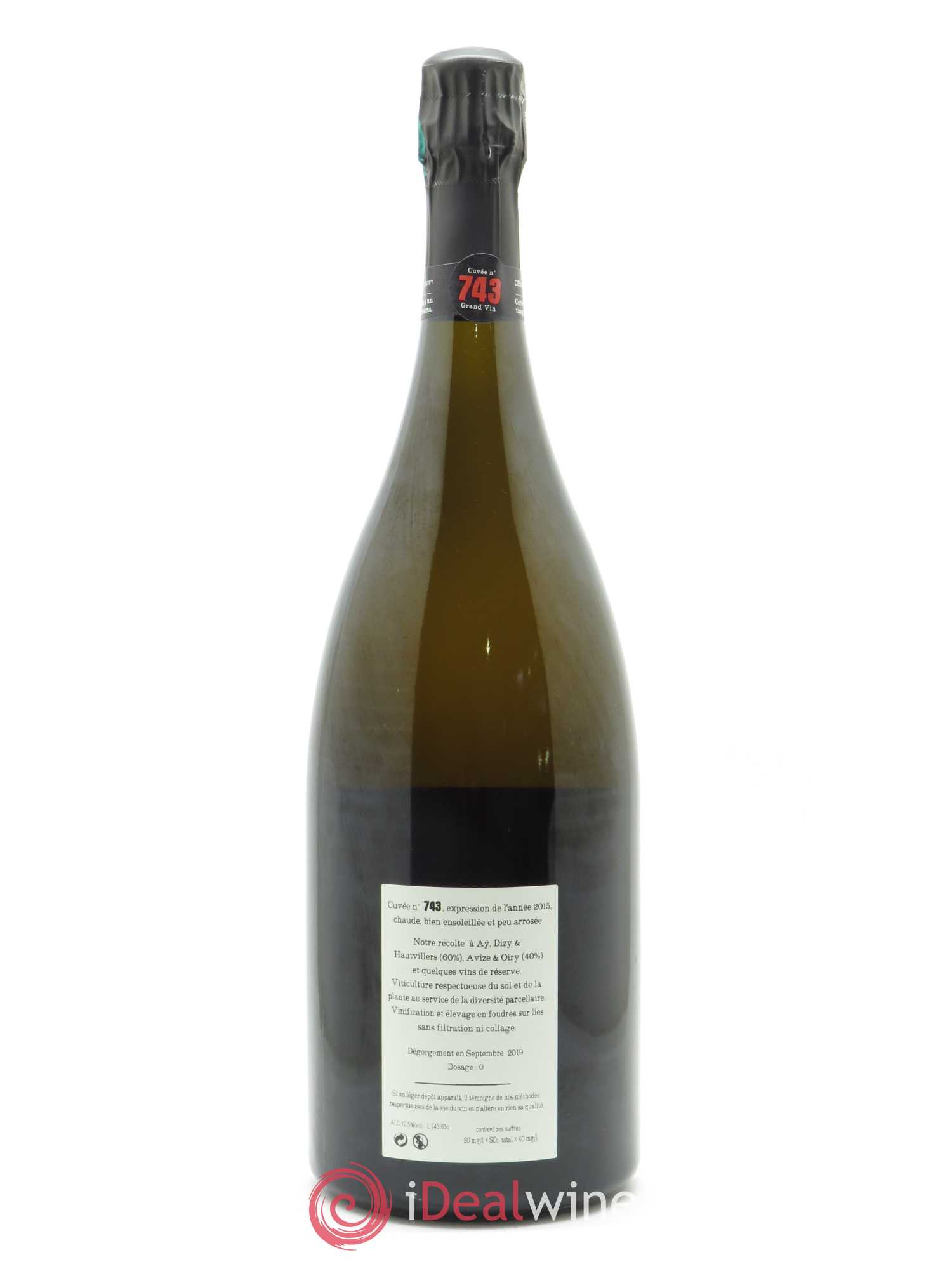 Cuvée 743 Extra-Brut Jacquesson - Lot de 1 magnum - 1