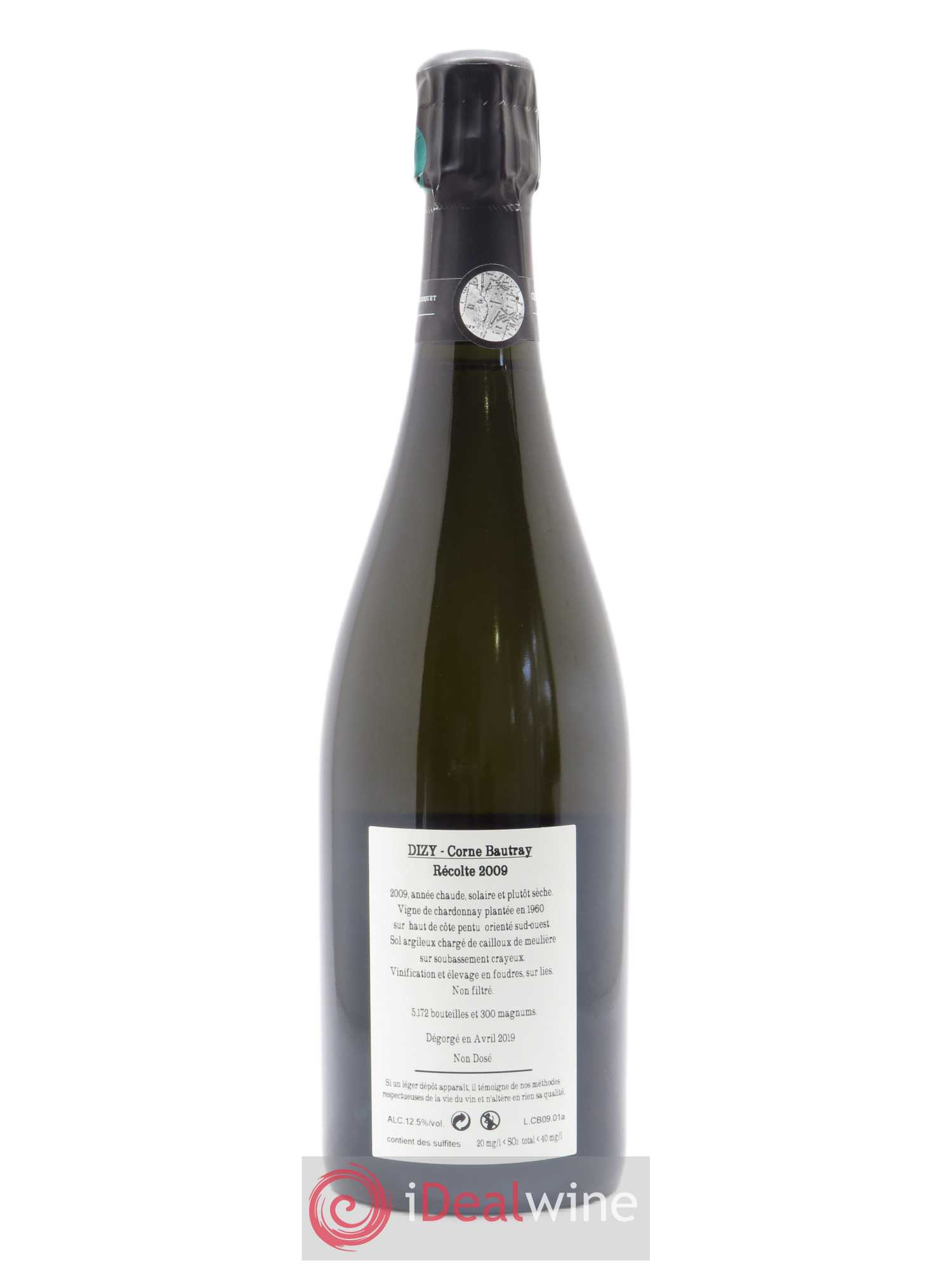 Dizy Corne Bautray Extra-Brut Jacquesson 2009 - Lot de 1 bouteille - 1